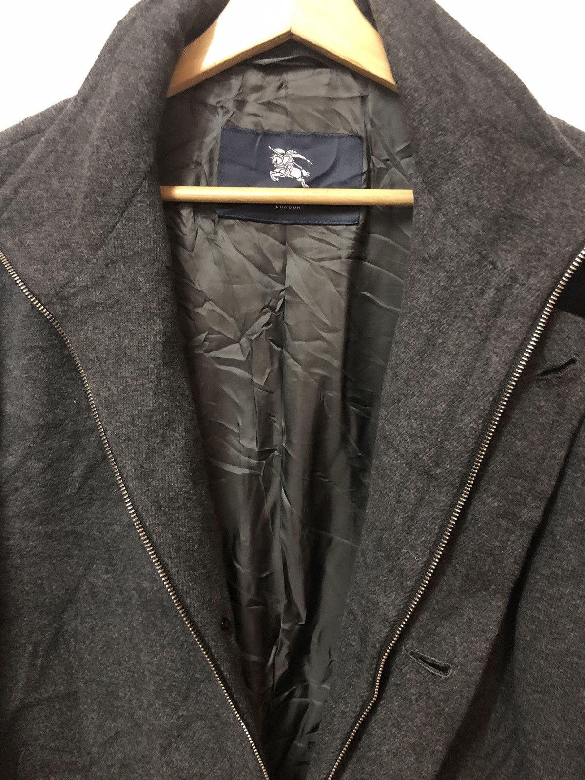 Burberry Vintage 90’s Burberry Of London Wool Long Jacket Size US M / EU 48-50 / 2 - 9 Thumbnail