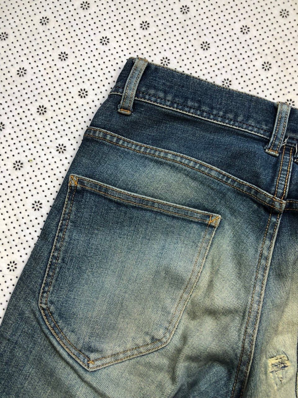 Hysteric Glamour × Japanese Brand 5351 Pour Les Hommes distressed jeans Size 30" / US 8 / IT 44 - 5 Thumbnail
