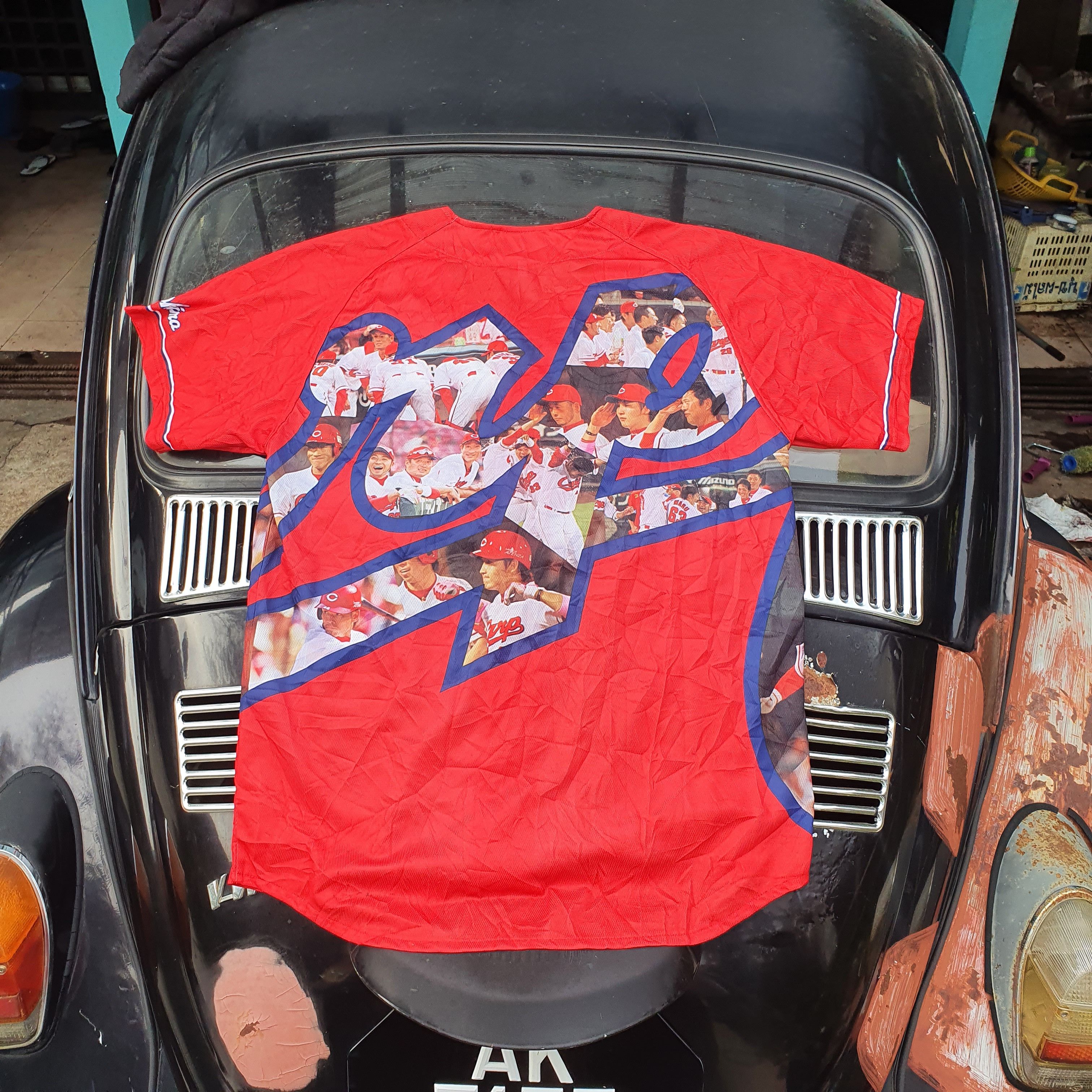 Japanese Brand JERSEY BASEBALL HIROSHIMA TOYO CARPS FULLPRINT Size US L / EU 52-54 / 3 - 2 Thumbnail