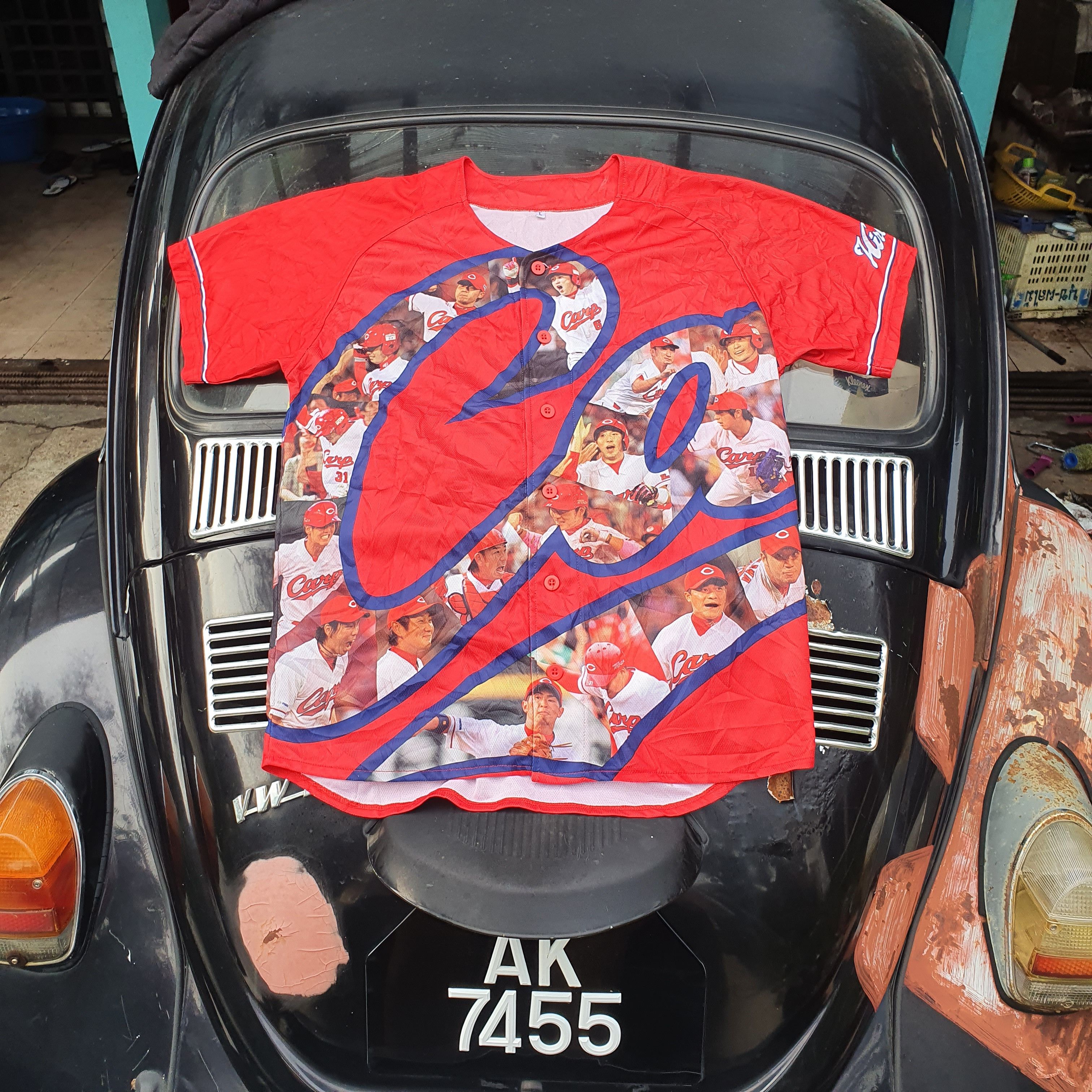 Japanese Brand JERSEY BASEBALL HIROSHIMA TOYO CARPS FULLPRINT Size US L / EU 52-54 / 3 - 1 Thumbnail