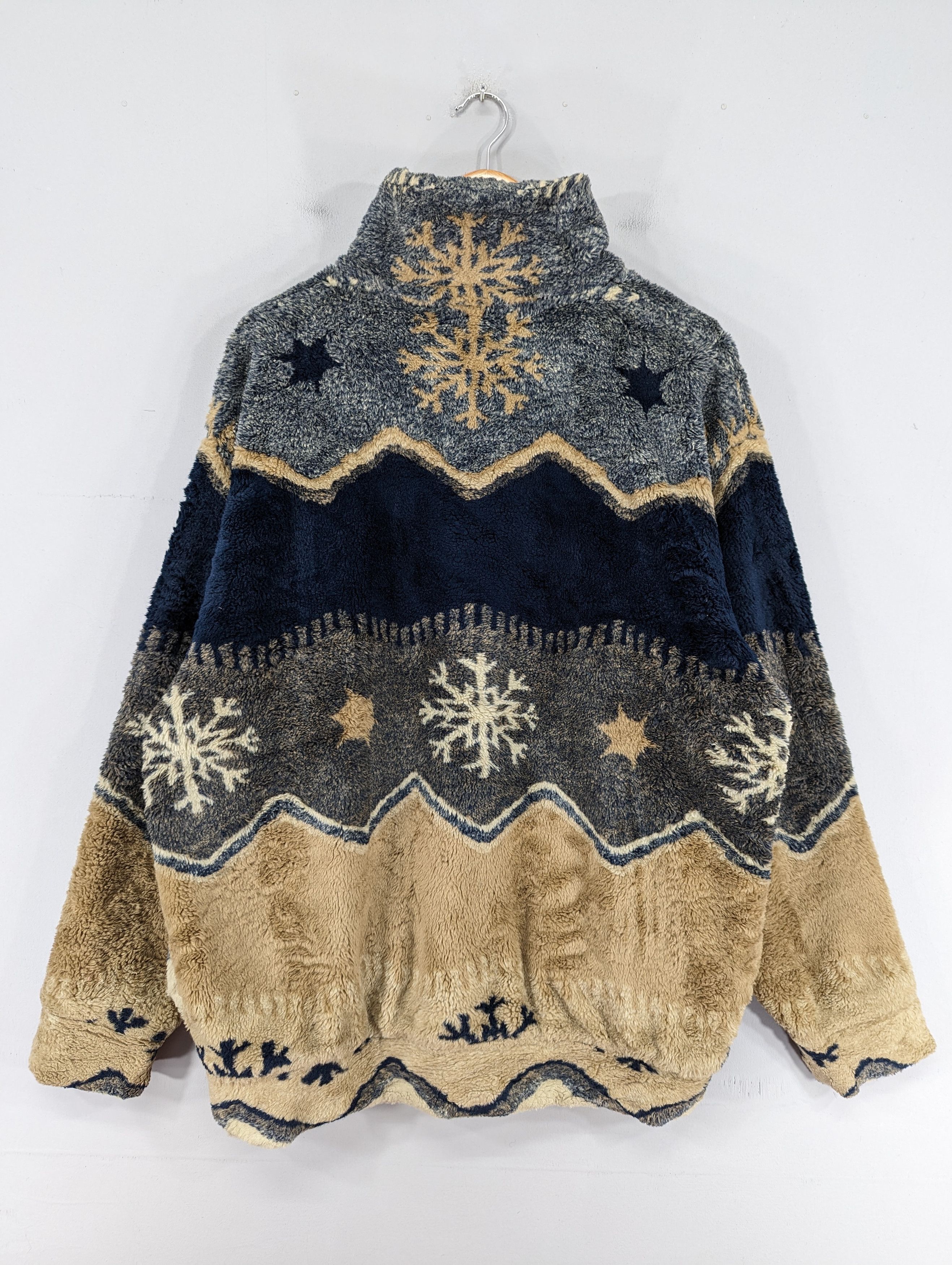 Japanese Brand 🔥RARE🔥Vintage Greatmates Fleece Deep Pile Native Jacket Size US XL / EU 56 / 4 - 16 Thumbnail