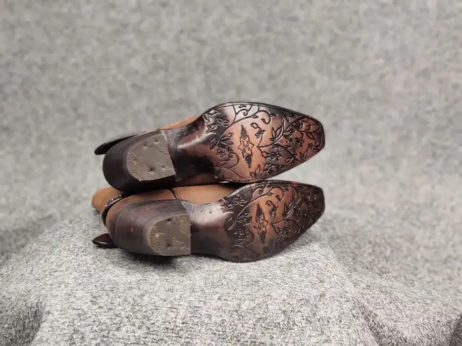 Stars & Stripes Stars & Stripes Western cowboy Leather Brown Ankle W's Boots Size US 7 / IT 37 - 7 Thumbnail