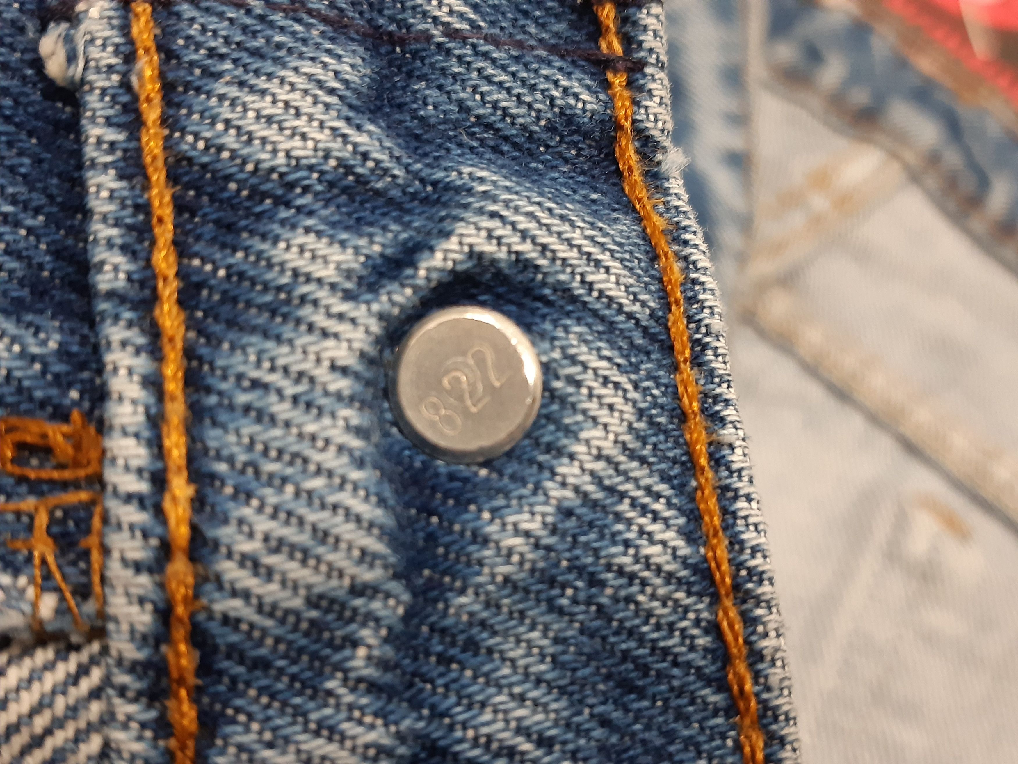 Levi's Levis 517 Jeans Bootcut Orange Tab USA Vintage Size US 33 - 6 Thumbnail