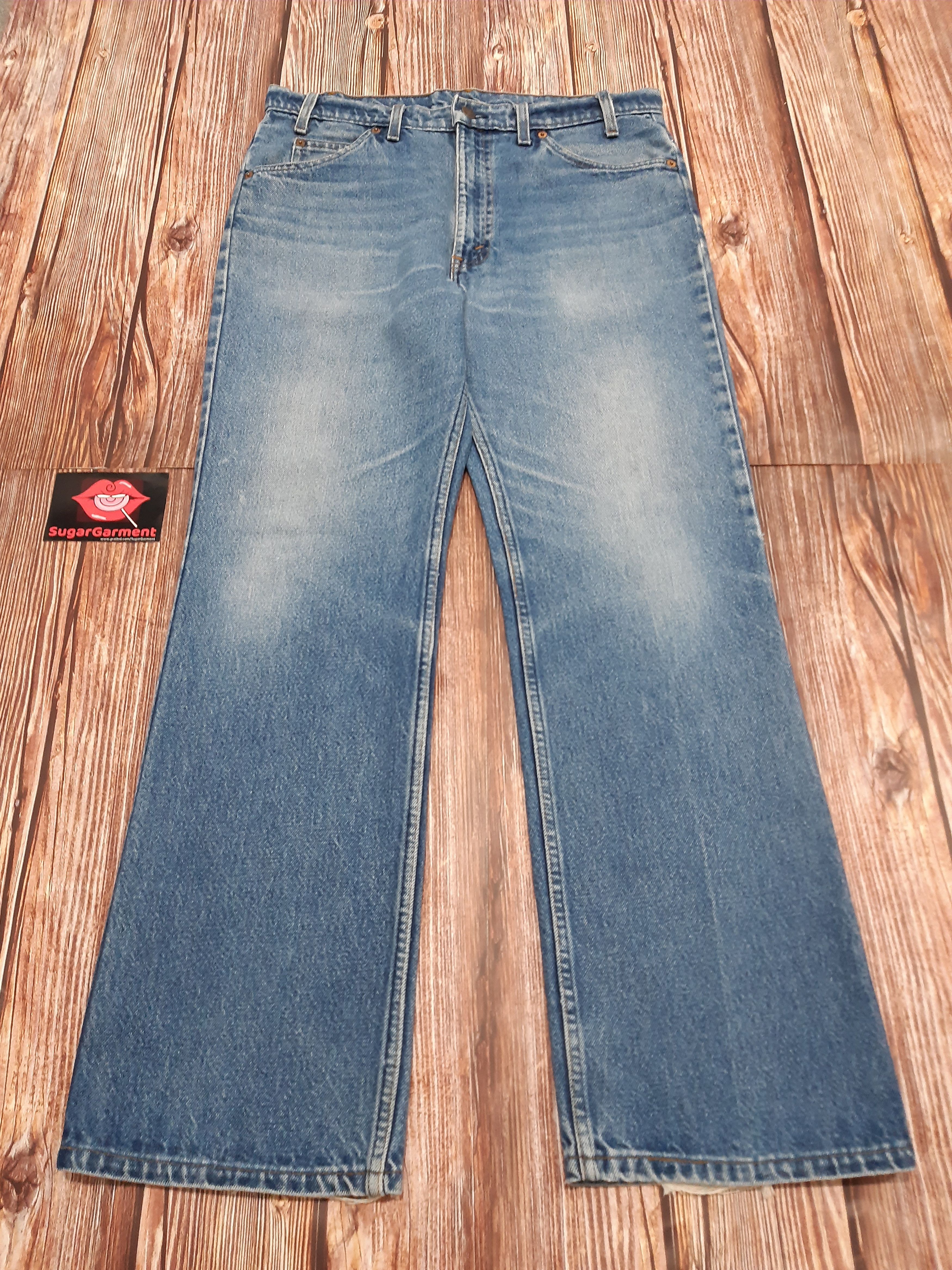 Levi's Levis 517 Jeans Bootcut Orange Tab USA Vintage Size US 33 - 1 Thumbnail