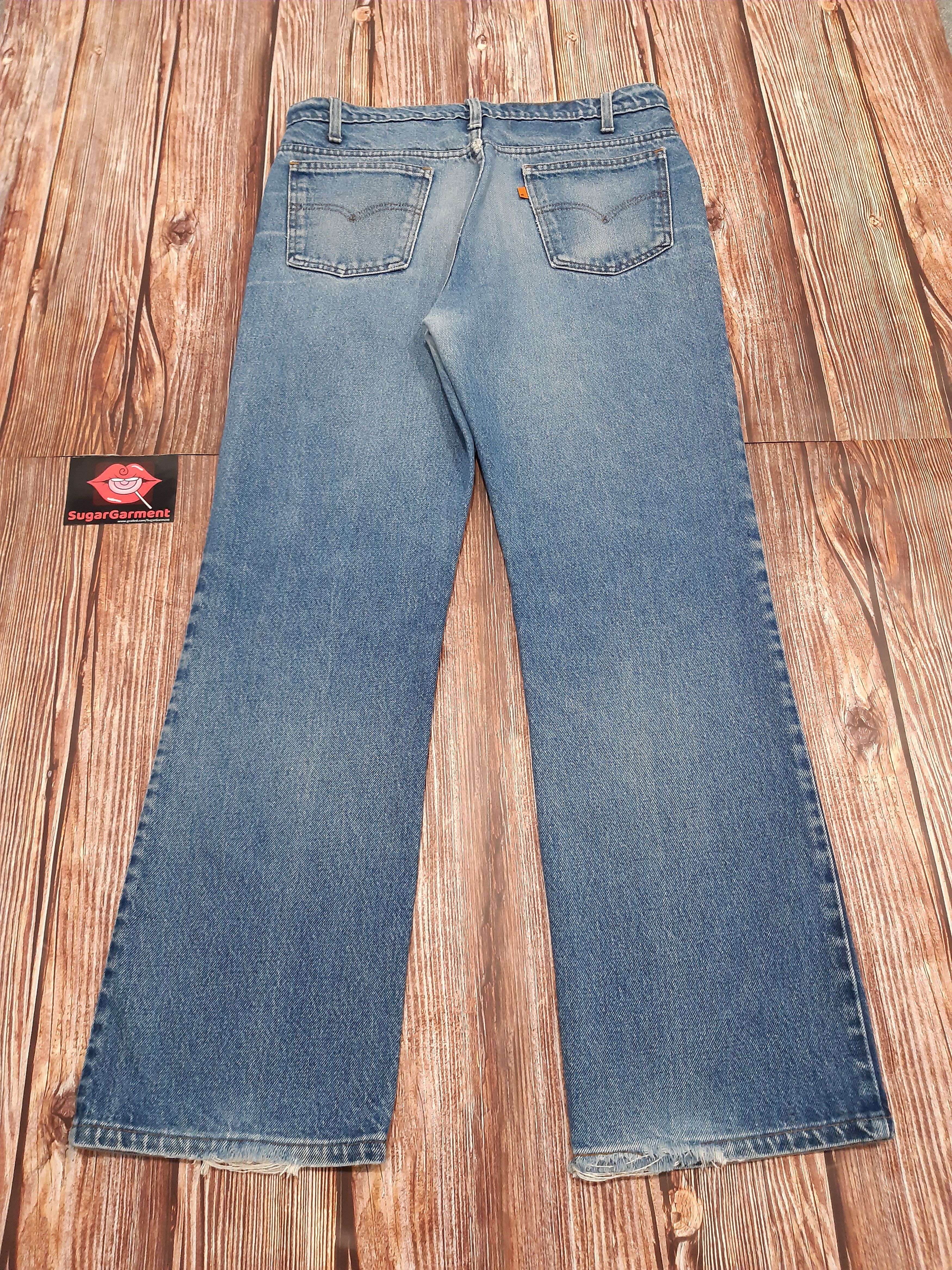 Levi's Levis 517 Jeans Bootcut Orange Tab USA Vintage Size US 33 - 9 Thumbnail