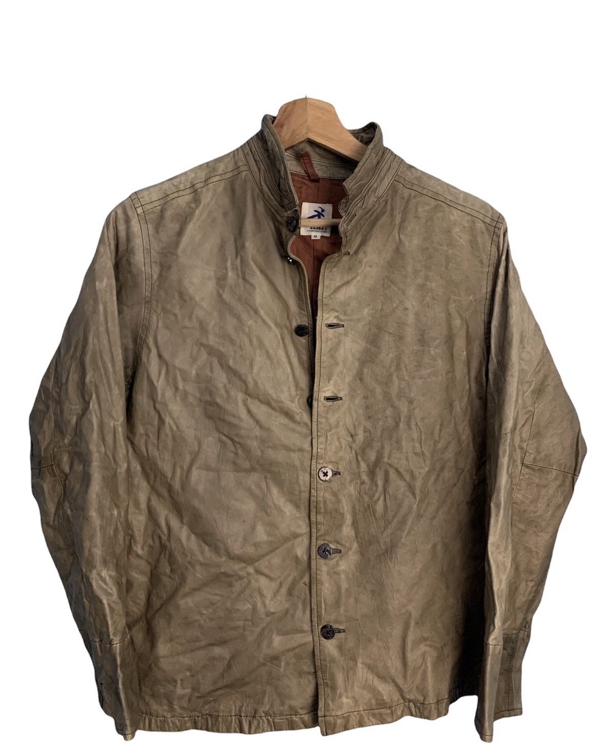 Hai Sporting Gear × Issey Miyake × Vintage Issey Miyake Cowhide Jacket Leather Style Size US S / EU 44-46 / 1 - 1 Thumbnail