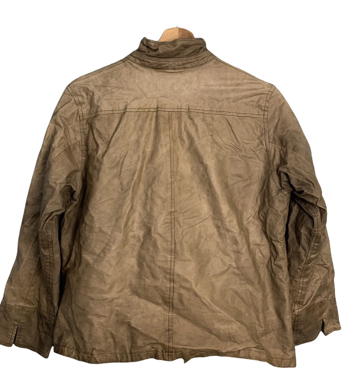 Hai Sporting Gear × Issey Miyake × Vintage Issey Miyake Cowhide Jacket Leather Style Size US S / EU 44-46 / 1 - 5 Thumbnail