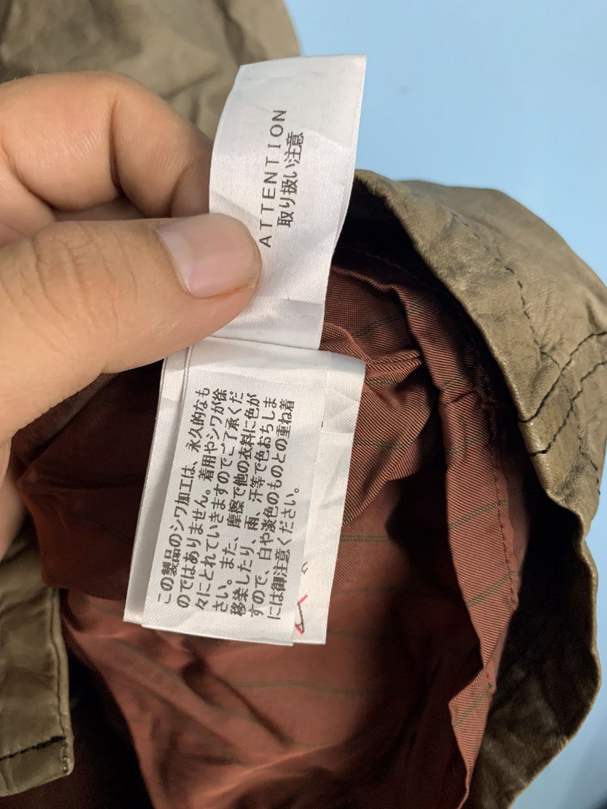 Hai Sporting Gear × Issey Miyake × Vintage Issey Miyake Cowhide Jacket Leather Style Size US S / EU 44-46 / 1 - 10 Thumbnail