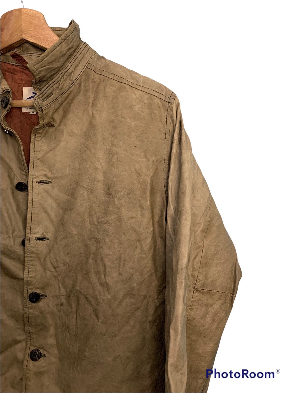 Hai Sporting Gear × Issey Miyake × Vintage Issey Miyake Cowhide Jacket Leather Style Size US S / EU 44-46 / 1 - 3 Thumbnail