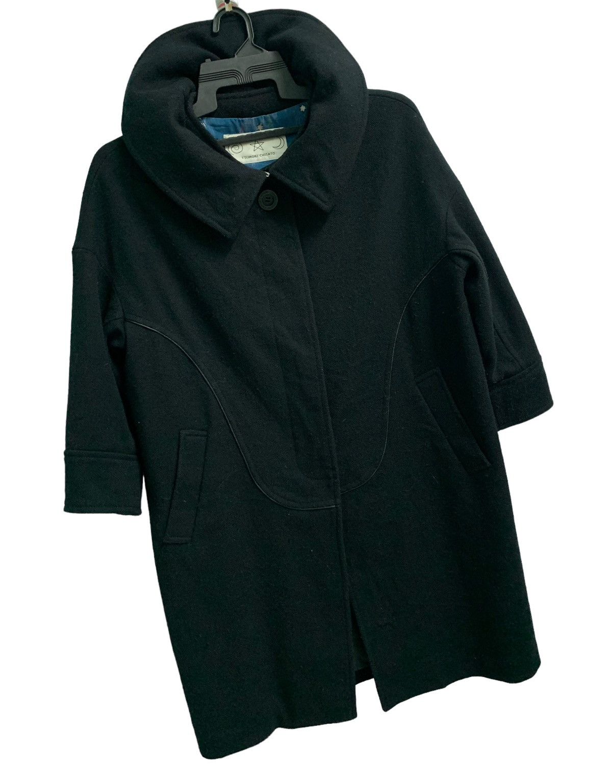 Tsumori Chisato Wool Bland Trench Coat Jacket