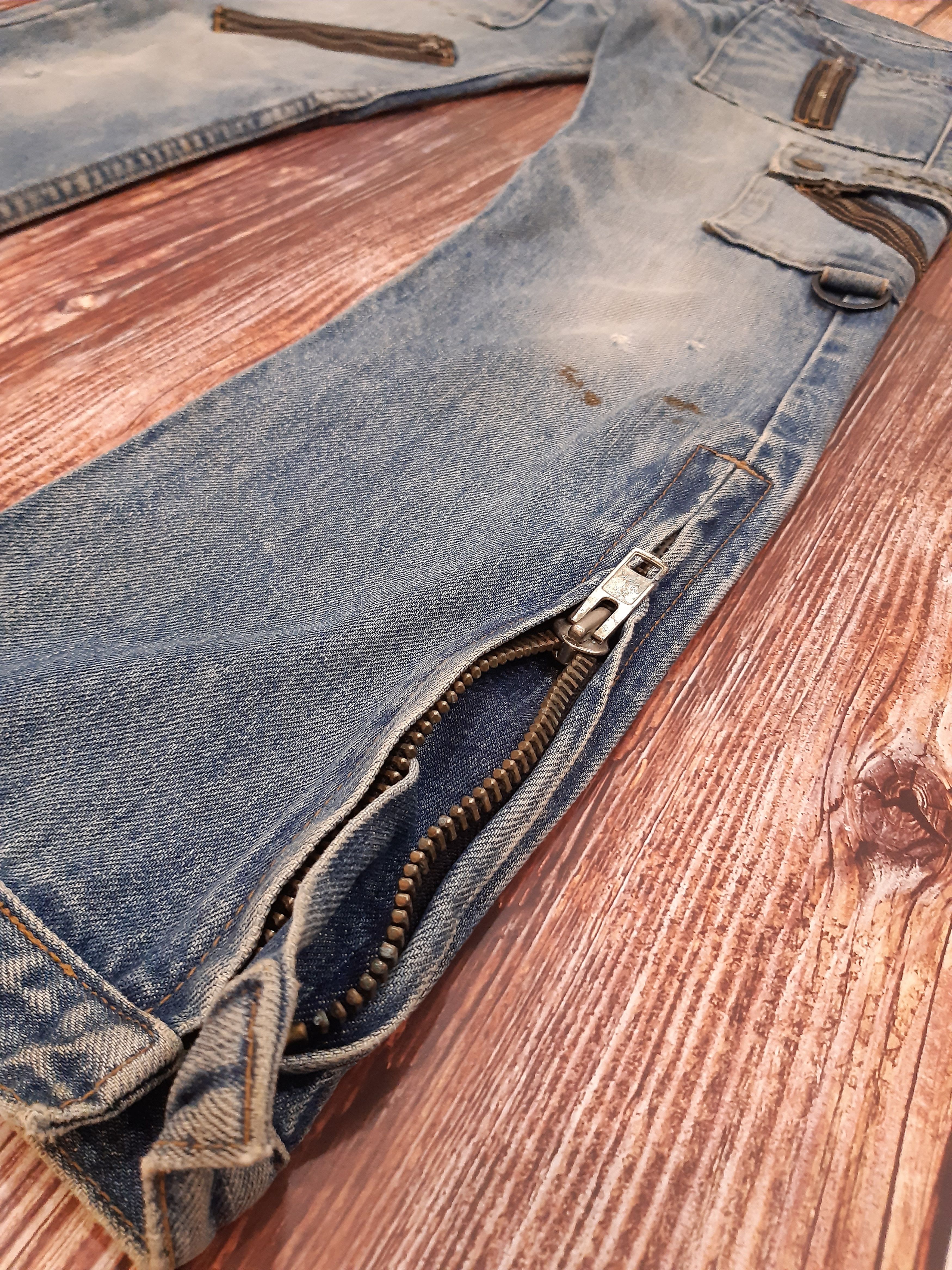 Japanese Brand × Vintage Japanese Jeans Distressed Multi Pocket Zipper RNA Size US 29 - 5 Thumbnail