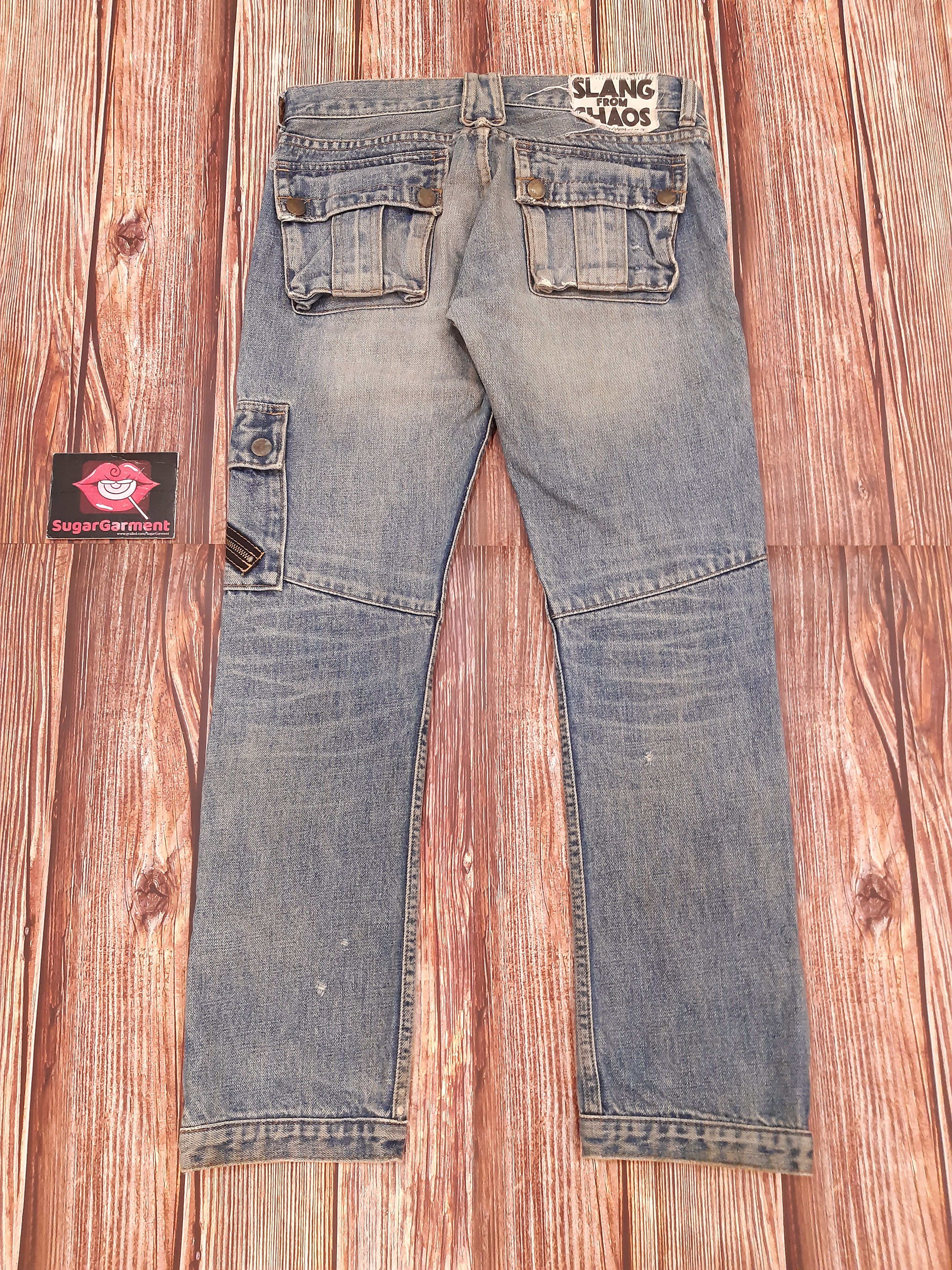 Japanese Brand × Vintage Japanese Jeans Distressed Multi Pocket Zipper RNA Size US 29 - 9 Thumbnail