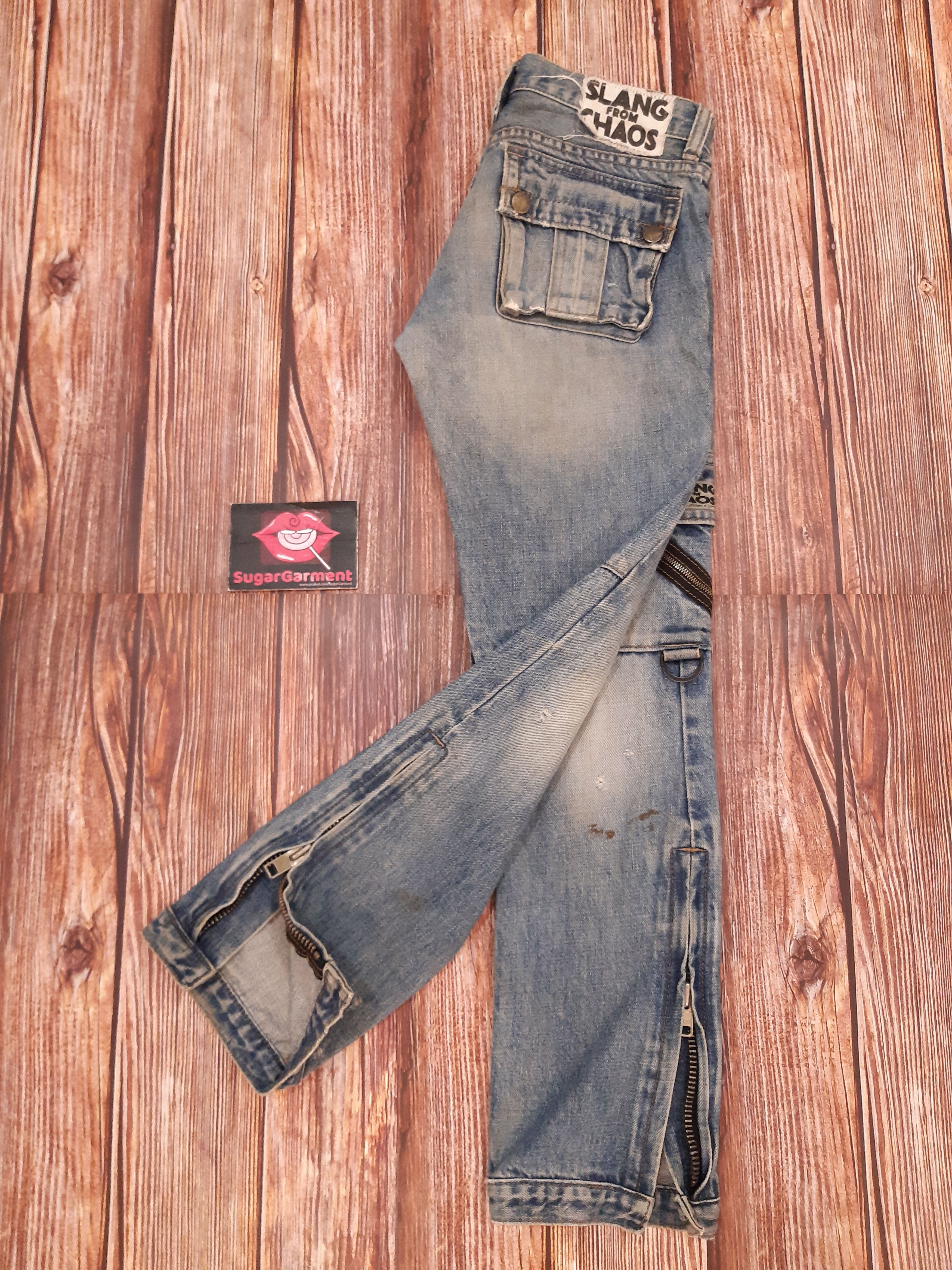 Japanese Brand × Vintage Japanese Jeans Distressed Multi Pocket Zipper RNA Size US 29 - 8 Thumbnail