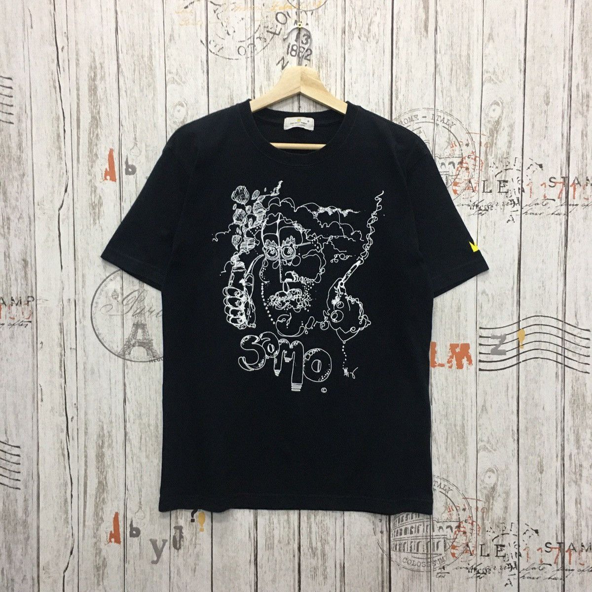 Jean-Michel Basquiat × Vintage Jean Michel basquait samo Men tees pop art Size US M / EU 48-50 / 2 - 1 Thumbnail