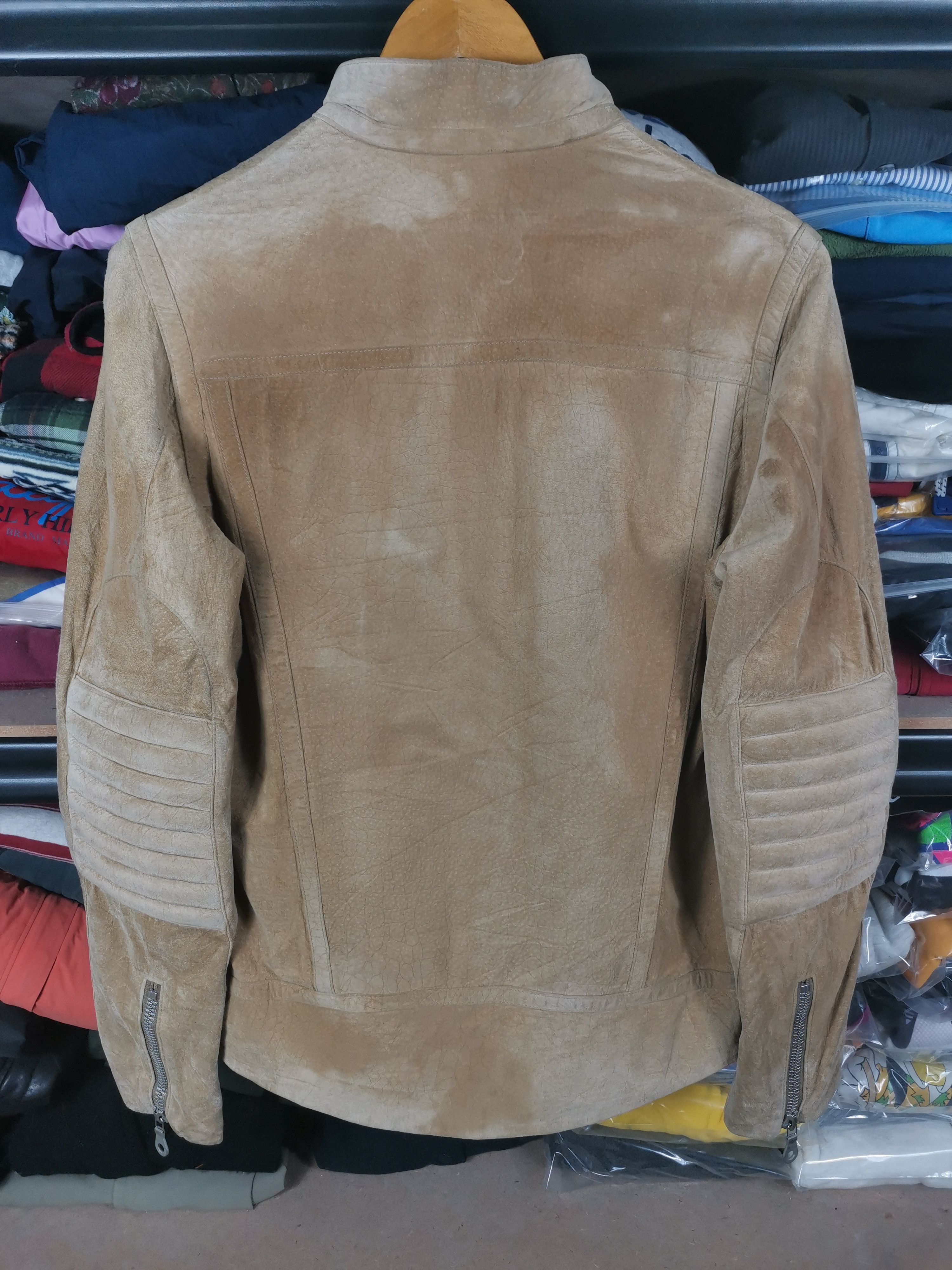 Japanese Brand Vintage Japanese Brand Mistake Motorcycle Style Jacket Size US S / EU 44-46 / 1 - 3 Thumbnail