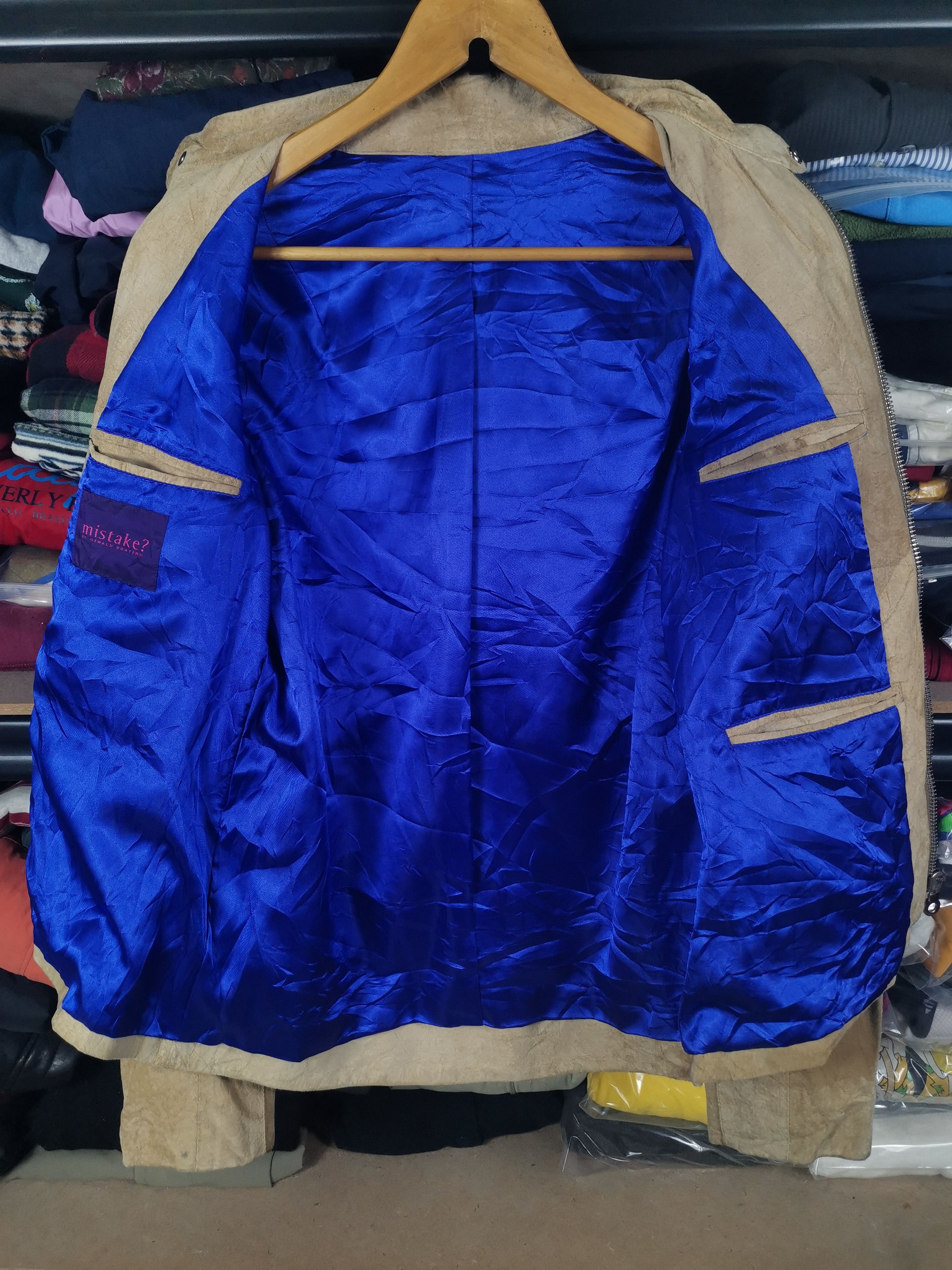 Japanese Brand Vintage Japanese Brand Mistake Motorcycle Style Jacket Size US S / EU 44-46 / 1 - 2 Thumbnail