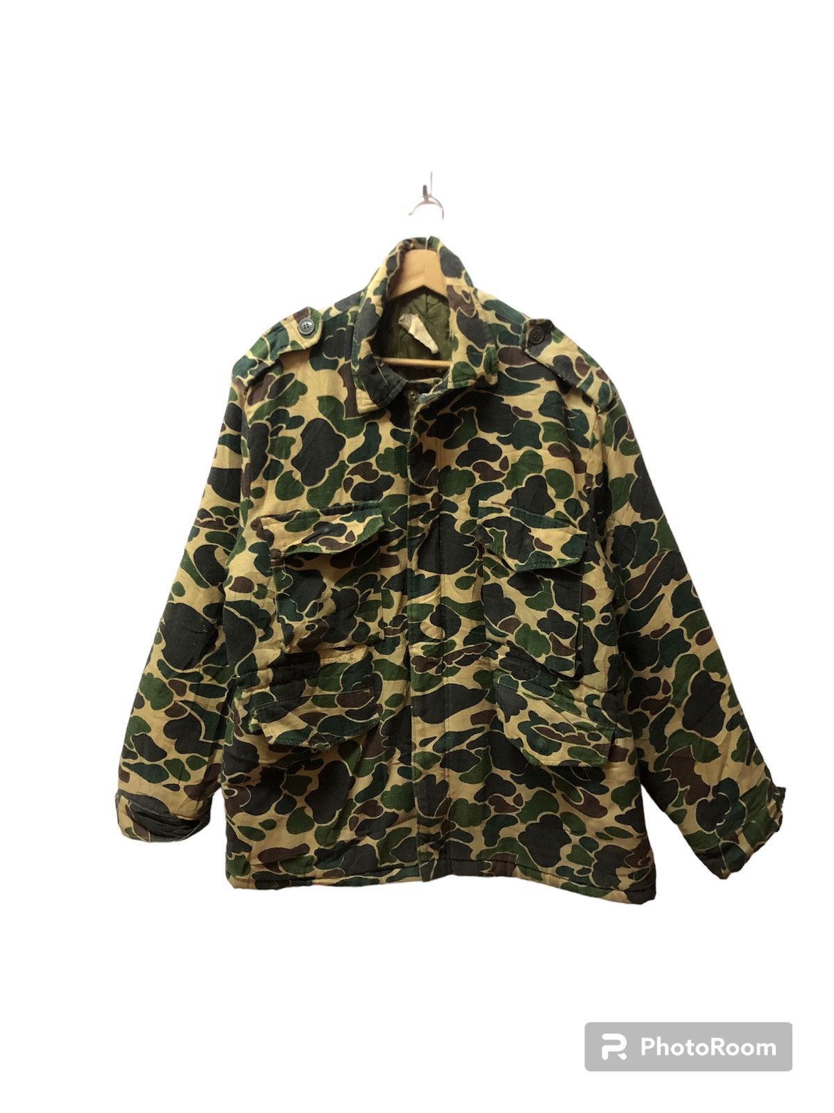 Vintage 60’s ARMY parka Jacket Multipockets