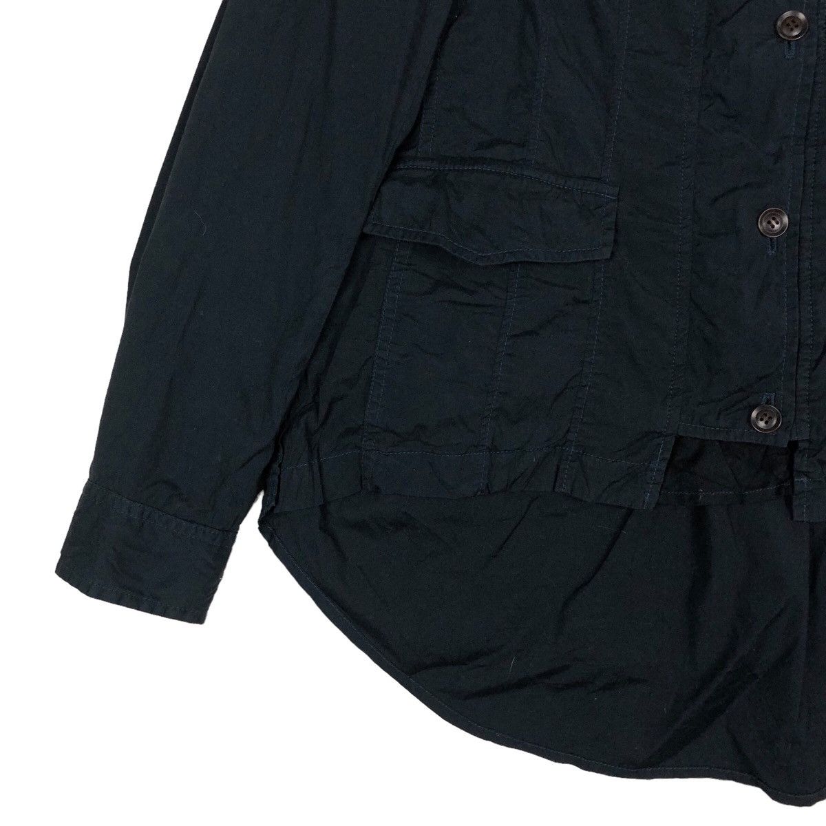 Issey Miyake Archive PLST Issey Miyake Designer Outfit Button Up Blouse Size M / US 6-8 / IT 42-44 - 3 Thumbnail