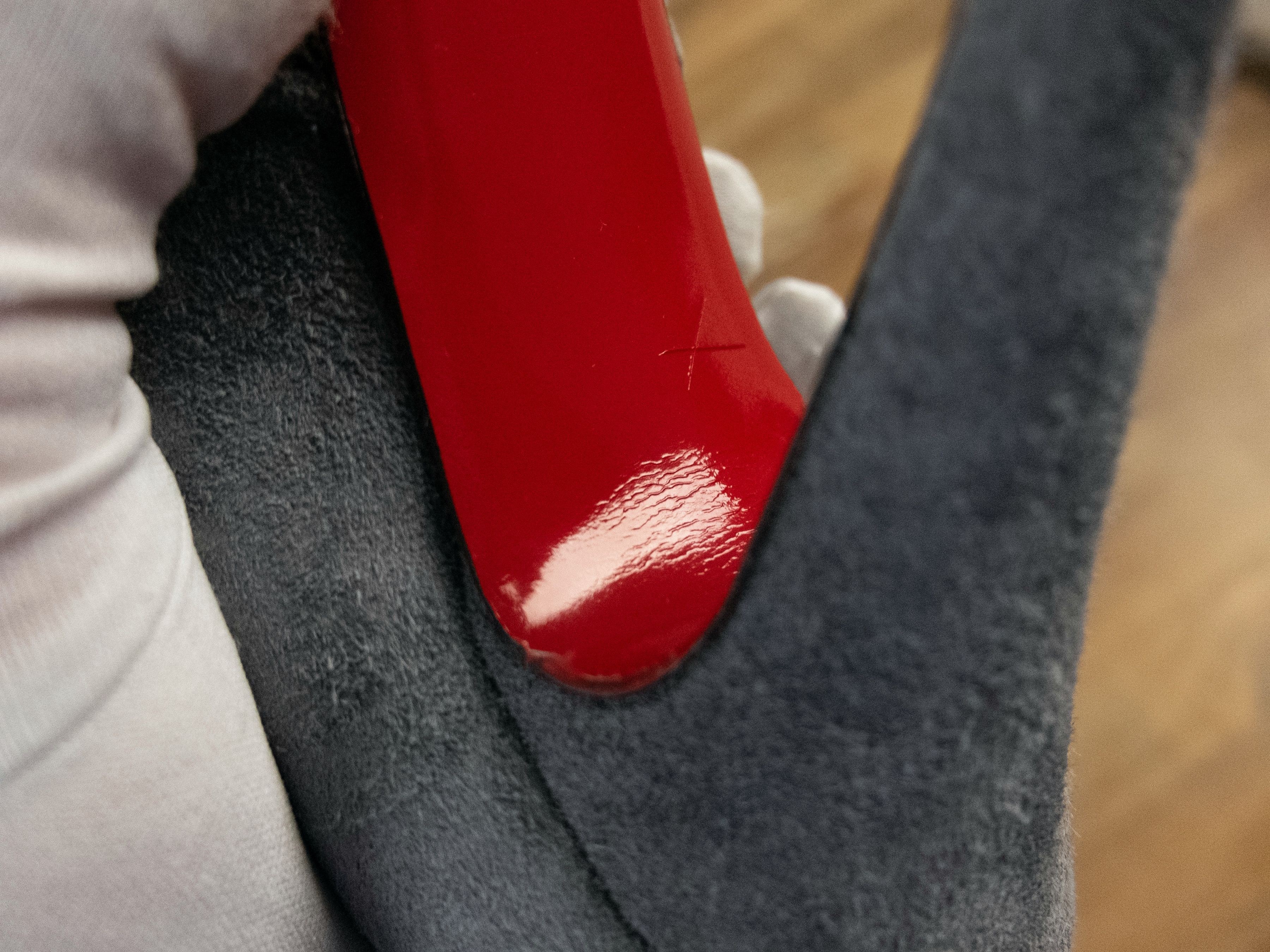 Christian Louboutin $945 CHRISTIAN LOUBOUTIN Drapadita gray suede platform pumps Size US 9.5 / IT 39.5 - 10 Thumbnail