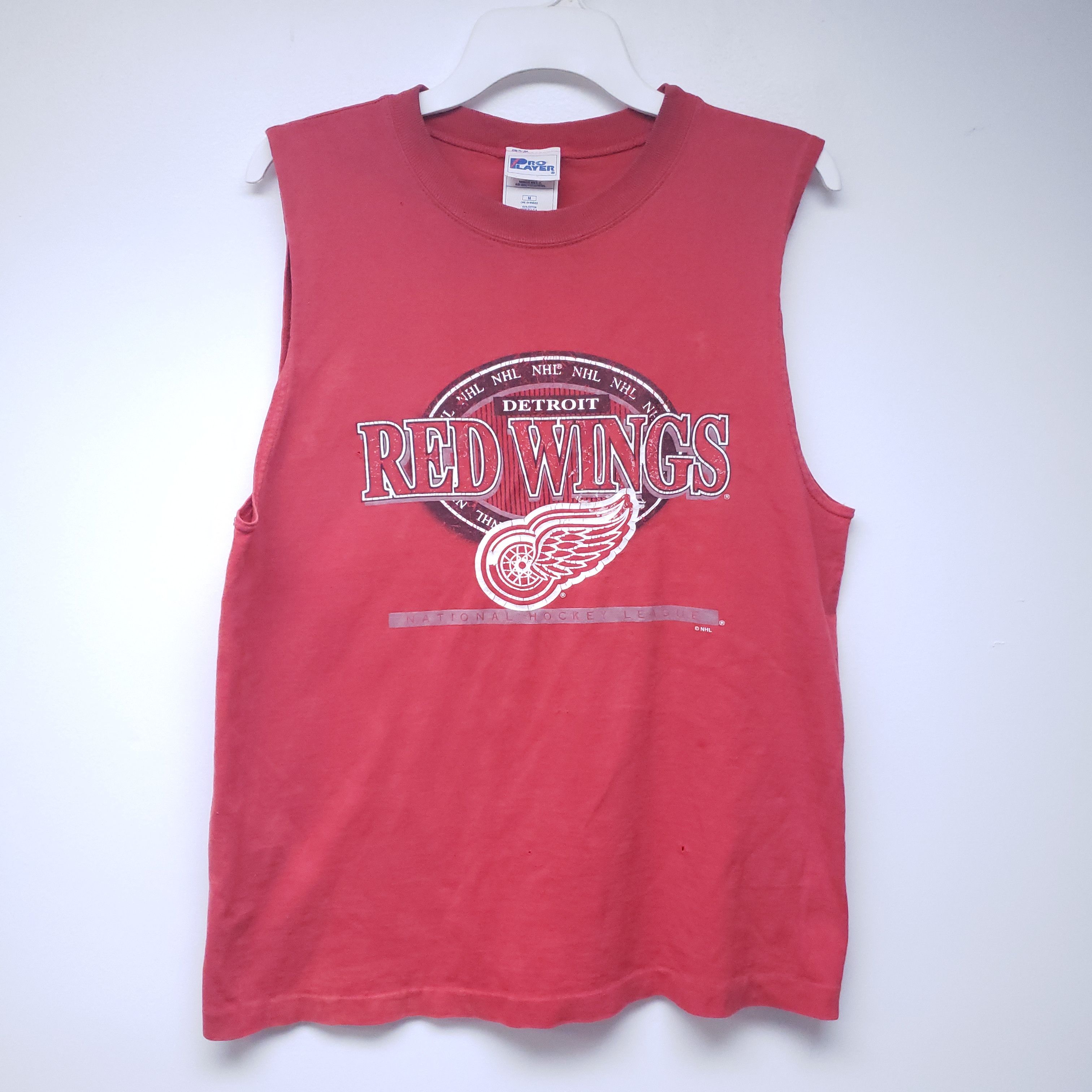 NHL × Pro Player × Vintage Vintage Detroit Red Wings Sleeveless T-Shirt Size US M / EU 48-50 / 2 - 1 Thumbnail