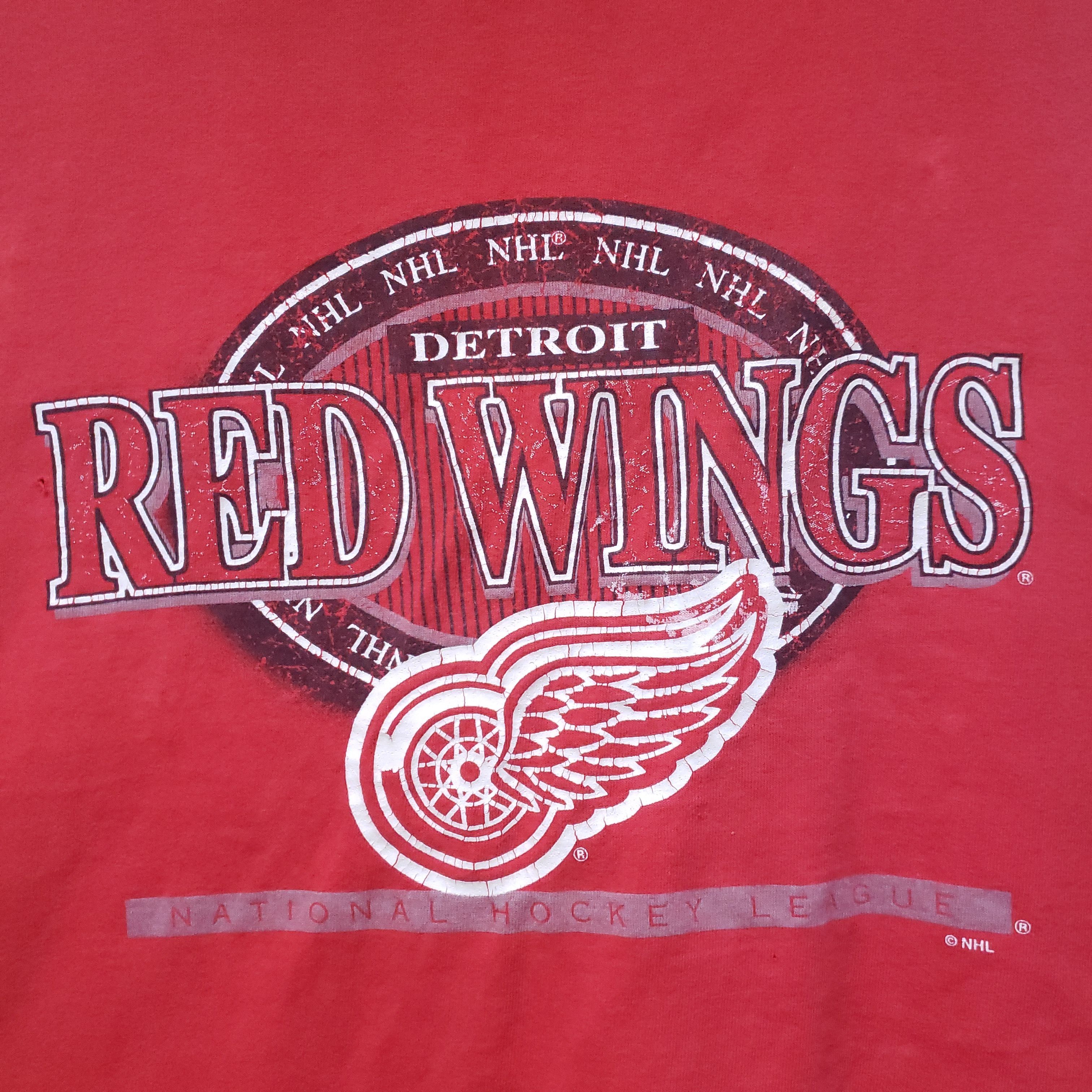 NHL × Pro Player × Vintage Vintage Detroit Red Wings Sleeveless T-Shirt Size US M / EU 48-50 / 2 - 7 Thumbnail