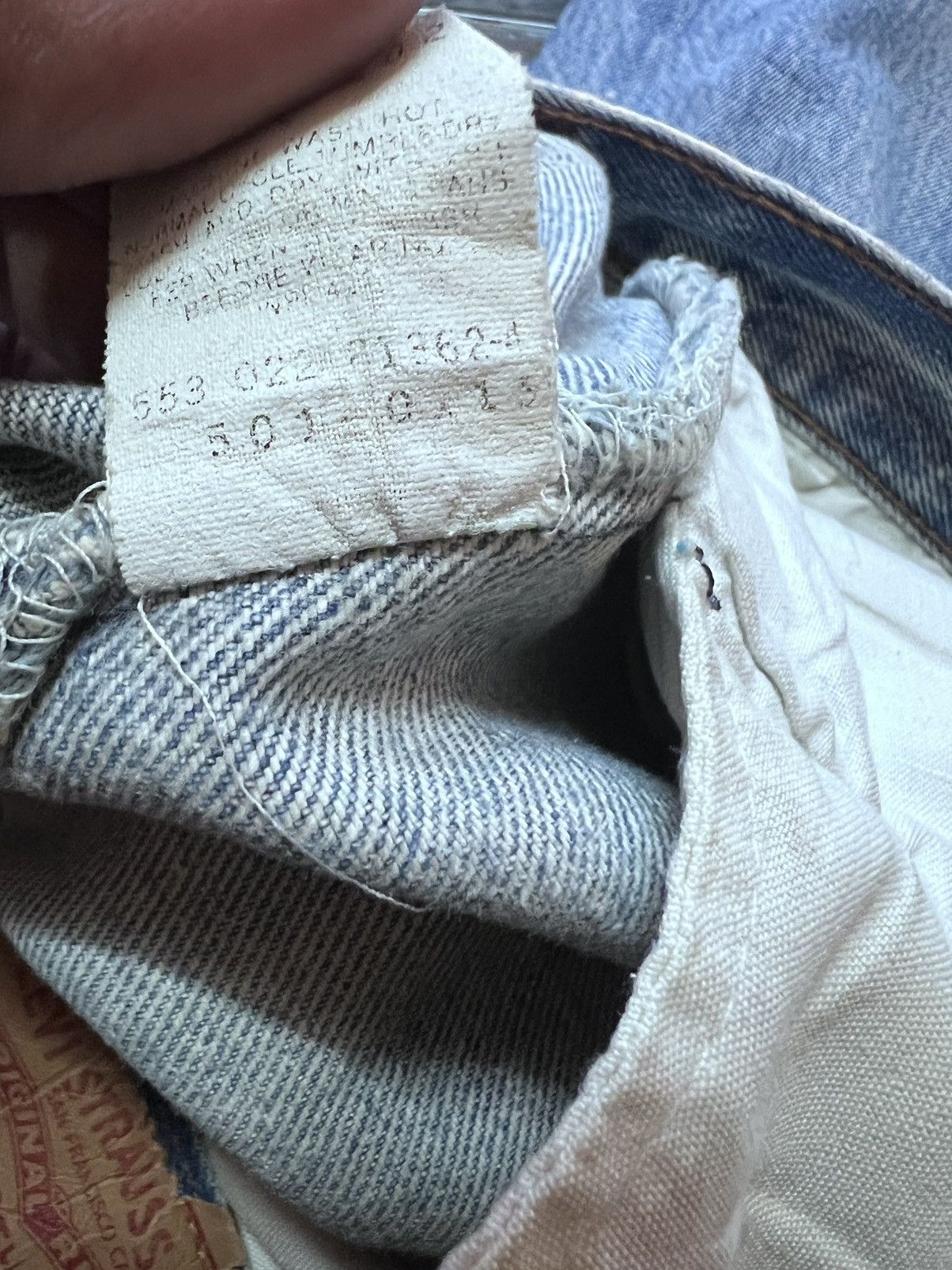 Japanese Brand × Levi's THRASHED VINTAGE LEVIS 501 RIPPED KURT KOBAIN Size US 30 / EU 46 - 11 Thumbnail