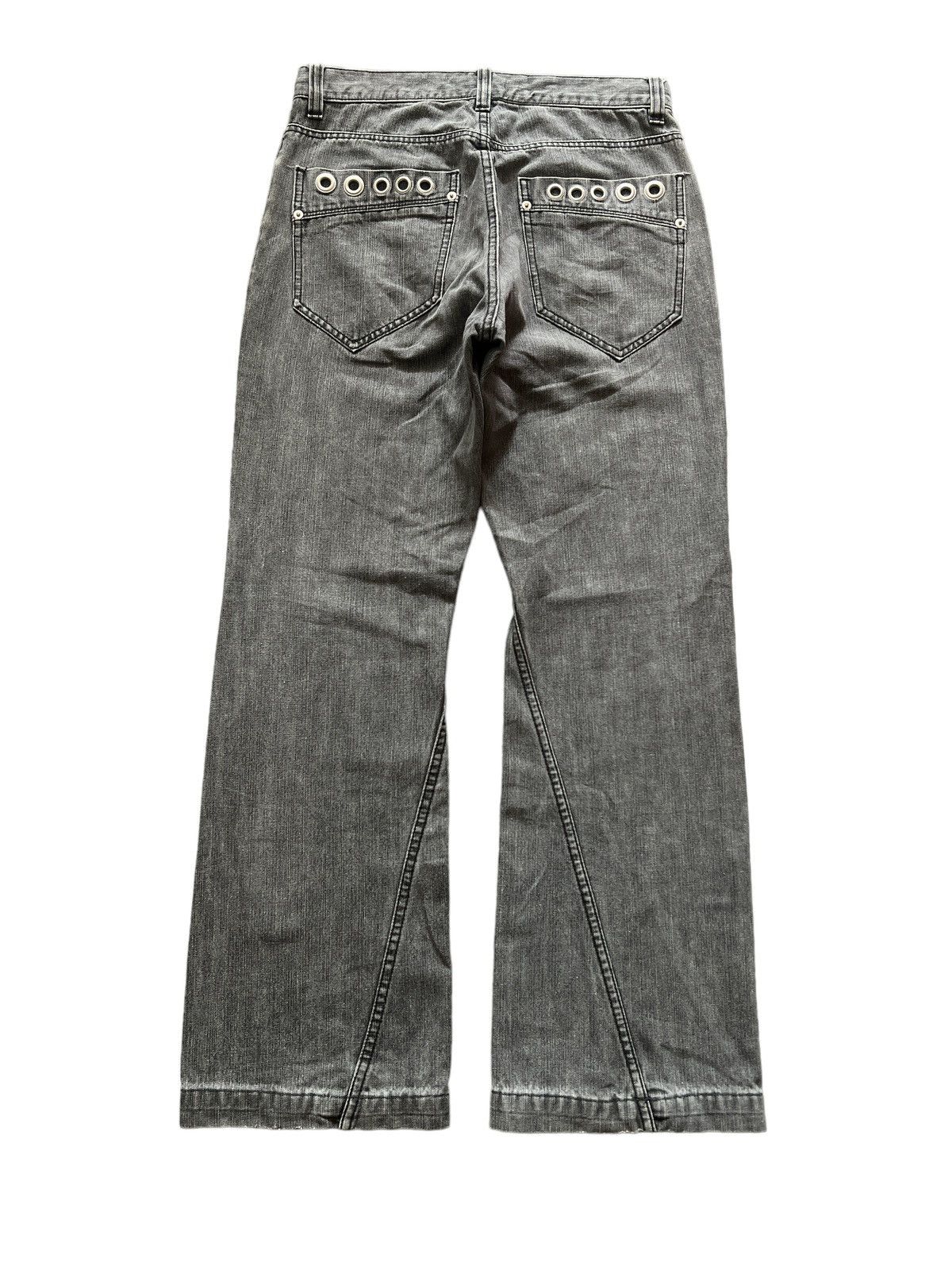 Japanese Brand × Vintage FLARED💥JAPAN BRAND TWIST DENIM PANT Size US 30 / EU 46 - 6 Thumbnail
