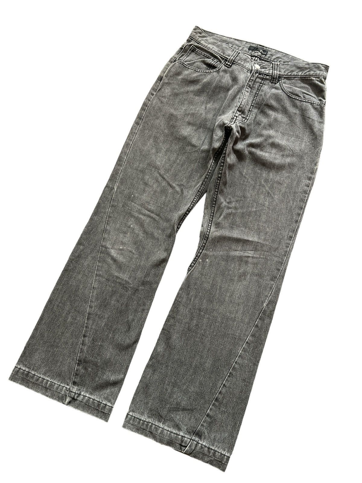 Japanese Brand × Vintage FLARED💥JAPAN BRAND TWIST DENIM PANT Size US 30 / EU 46 - 5 Thumbnail