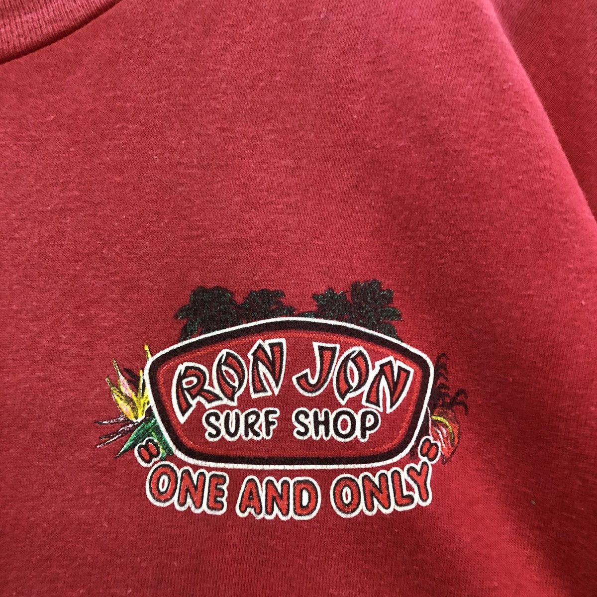 Ron Jon Surf Shop Vintage Faded Ron Jon One And Only Surfing Backhitt Shirt Size US L / EU 52-54 / 3 - 8 Thumbnail