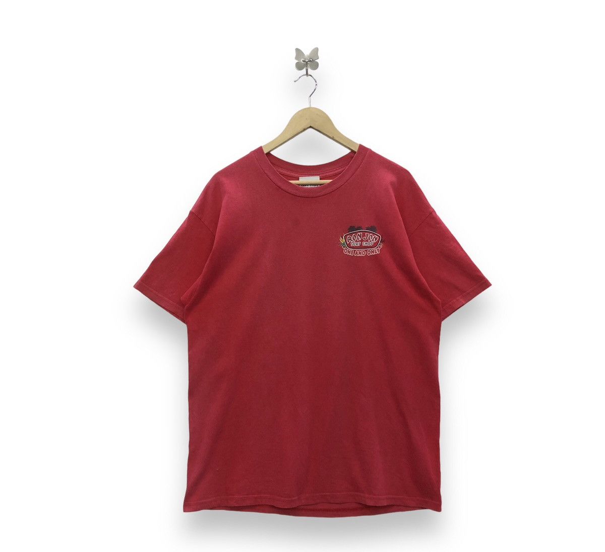 Ron Jon Surf Shop Vintage Faded Ron Jon One And Only Surfing Backhitt Shirt Size US L / EU 52-54 / 3 - 2 Thumbnail