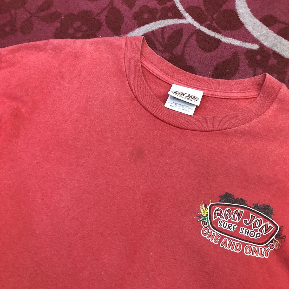 Ron Jon Surf Shop Vintage Faded Ron Jon One And Only Surfing Backhitt Shirt Size US L / EU 52-54 / 3 - 14 Thumbnail