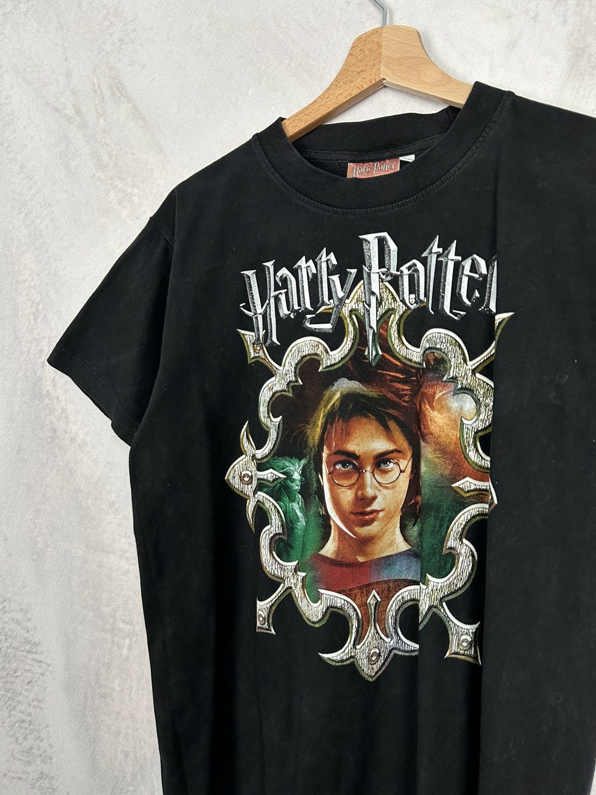 Vintage Vintage Harry Potter and The Goblet of Fire Promo Movie Tee Size US M / EU 48-50 / 2 - 3 Thumbnail
