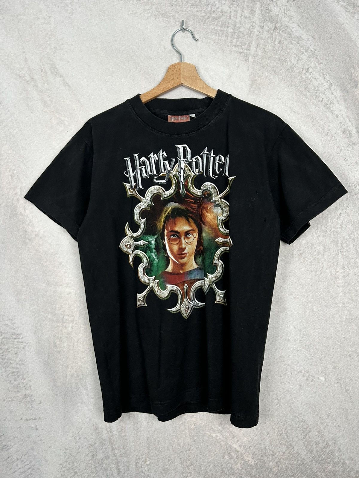 2005 Harry buy Potter and The Goblet Of Fire Movie Promo Black T-Shirt S 36 Chest