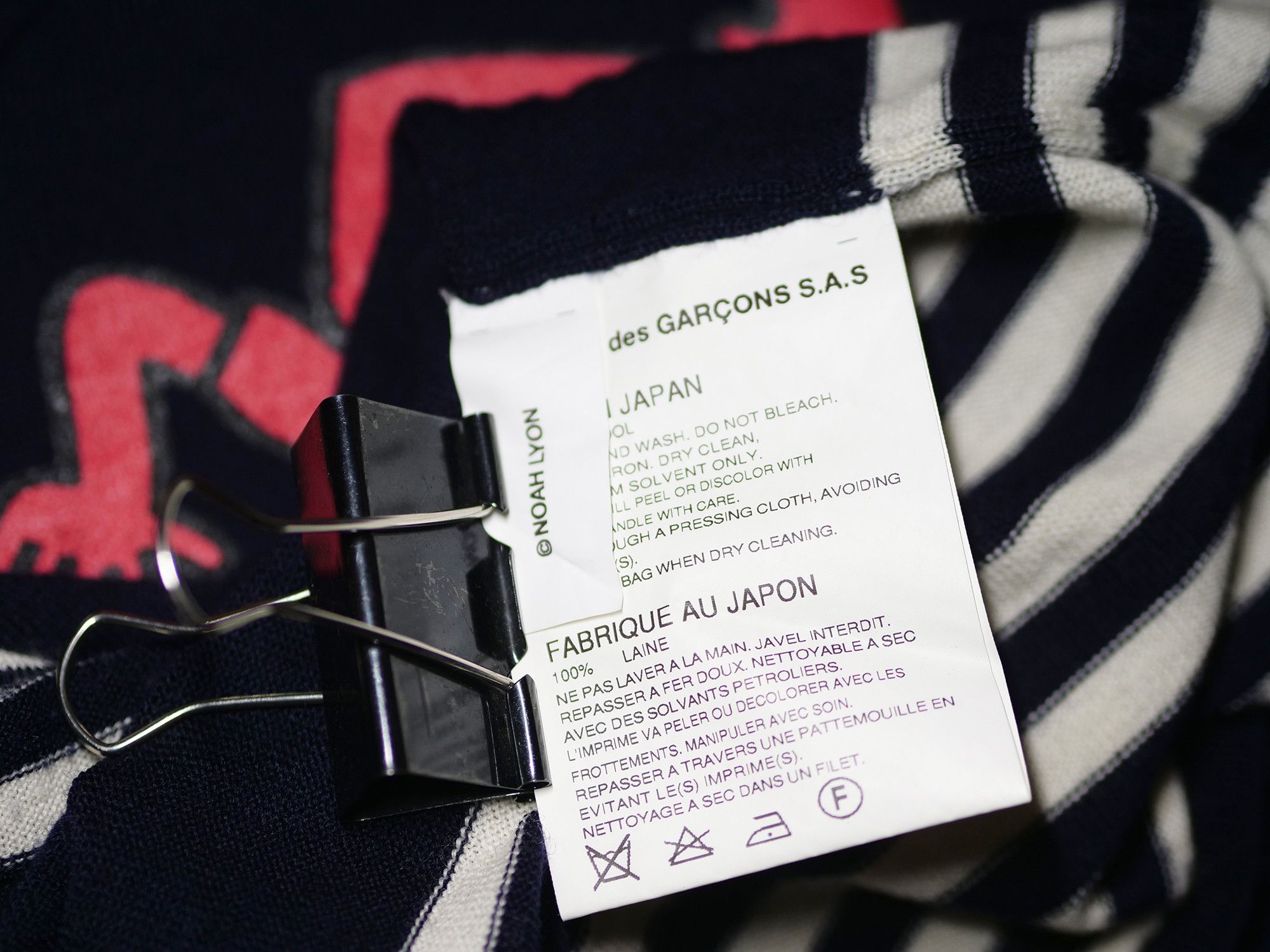 Comme des Garcons Comme des Garcons X Noah Lyon wool sweater Size US M / EU 48-50 / 2 - 4 Thumbnail