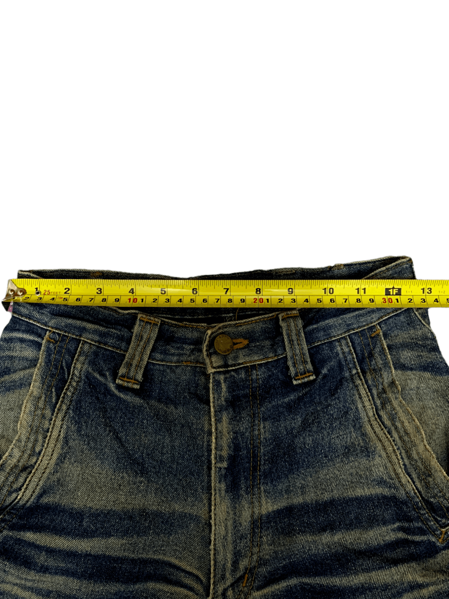 Japanese Brand Vintage Japanese Brand Mud Wash Distressed Jeans Size US 26 / EU 42 - 13 Thumbnail