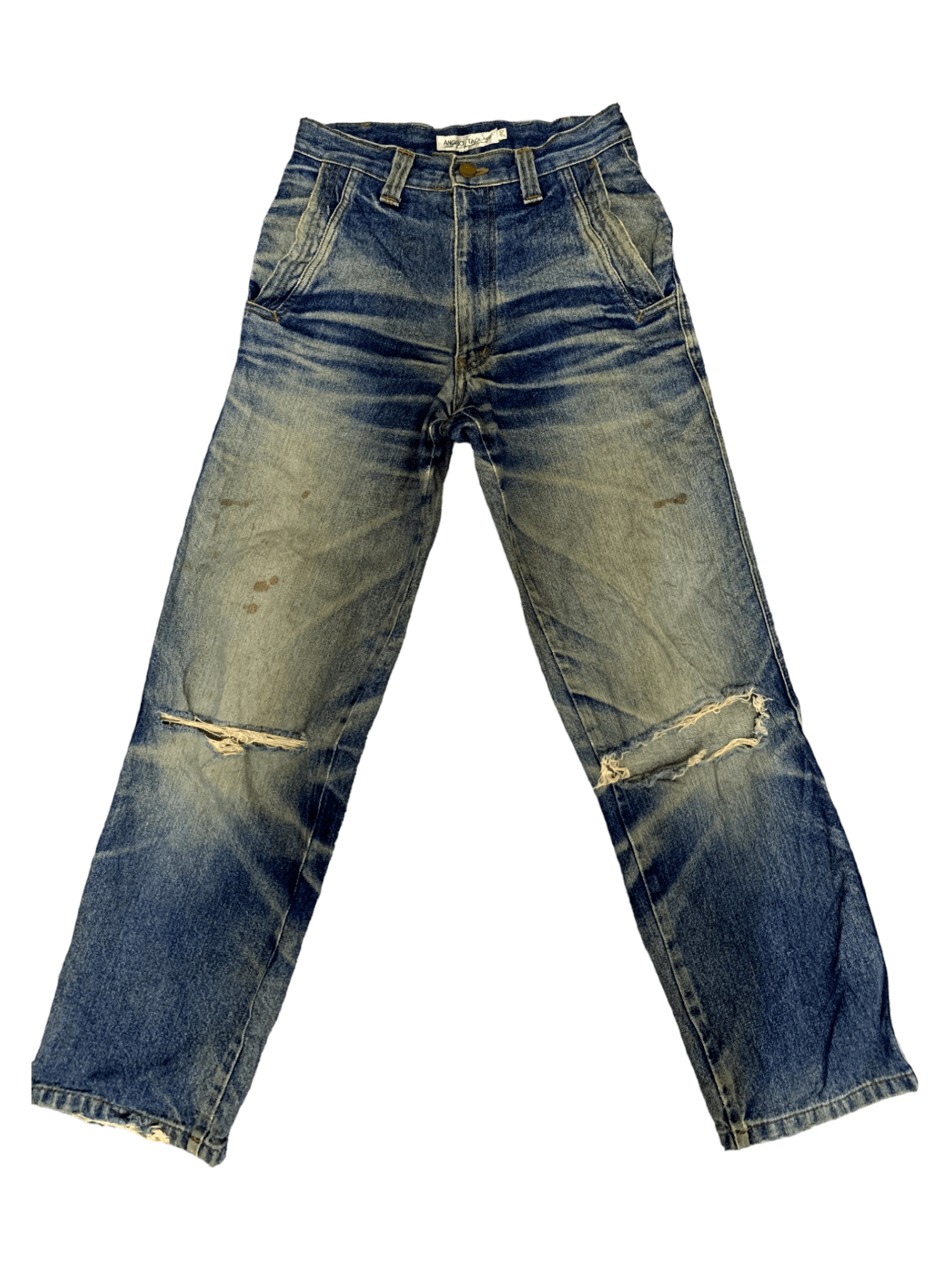 Japanese Brand Vintage Japanese Brand Mud Wash Distressed Jeans Size US 26 / EU 42 - 1 Thumbnail