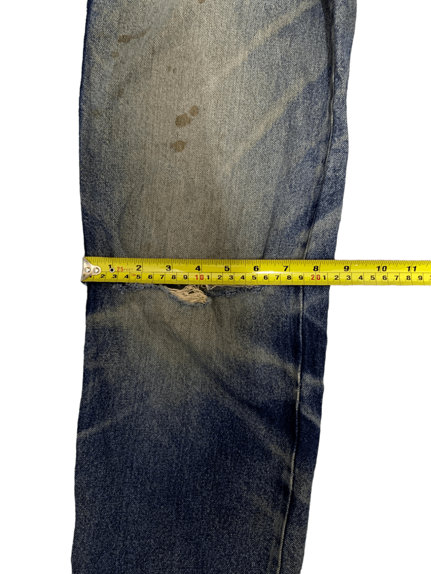 Japanese Brand Vintage Japanese Brand Mud Wash Distressed Jeans Size US 26 / EU 42 - 16 Thumbnail