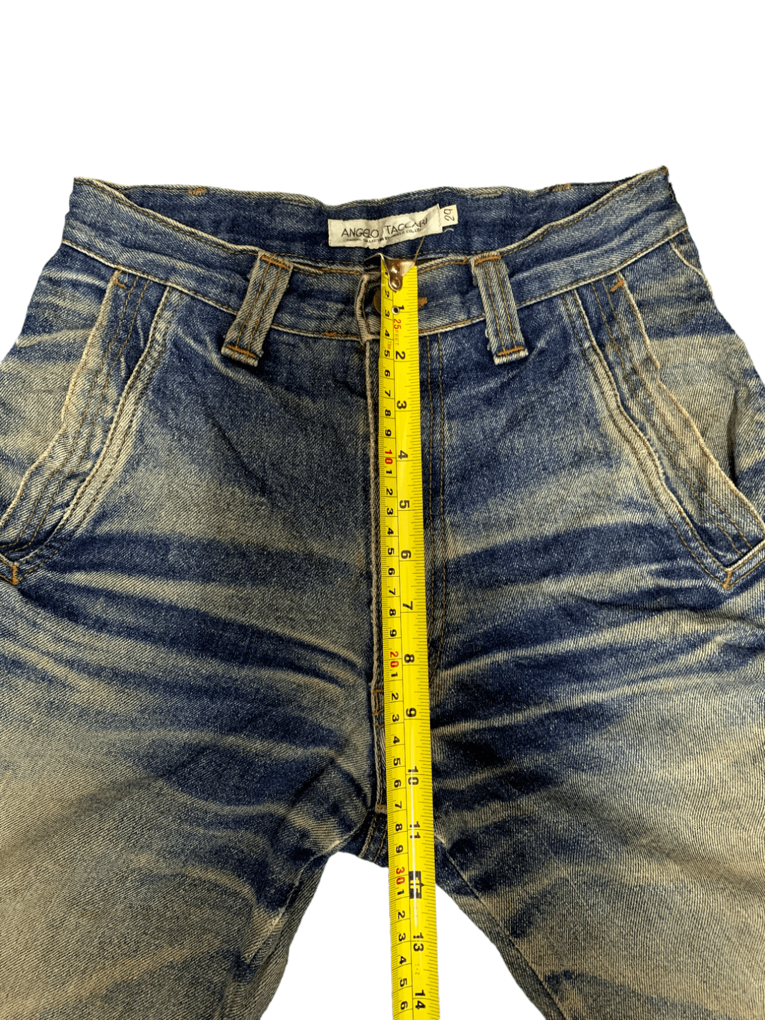 Japanese Brand Vintage Japanese Brand Mud Wash Distressed Jeans Size US 26 / EU 42 - 14 Thumbnail