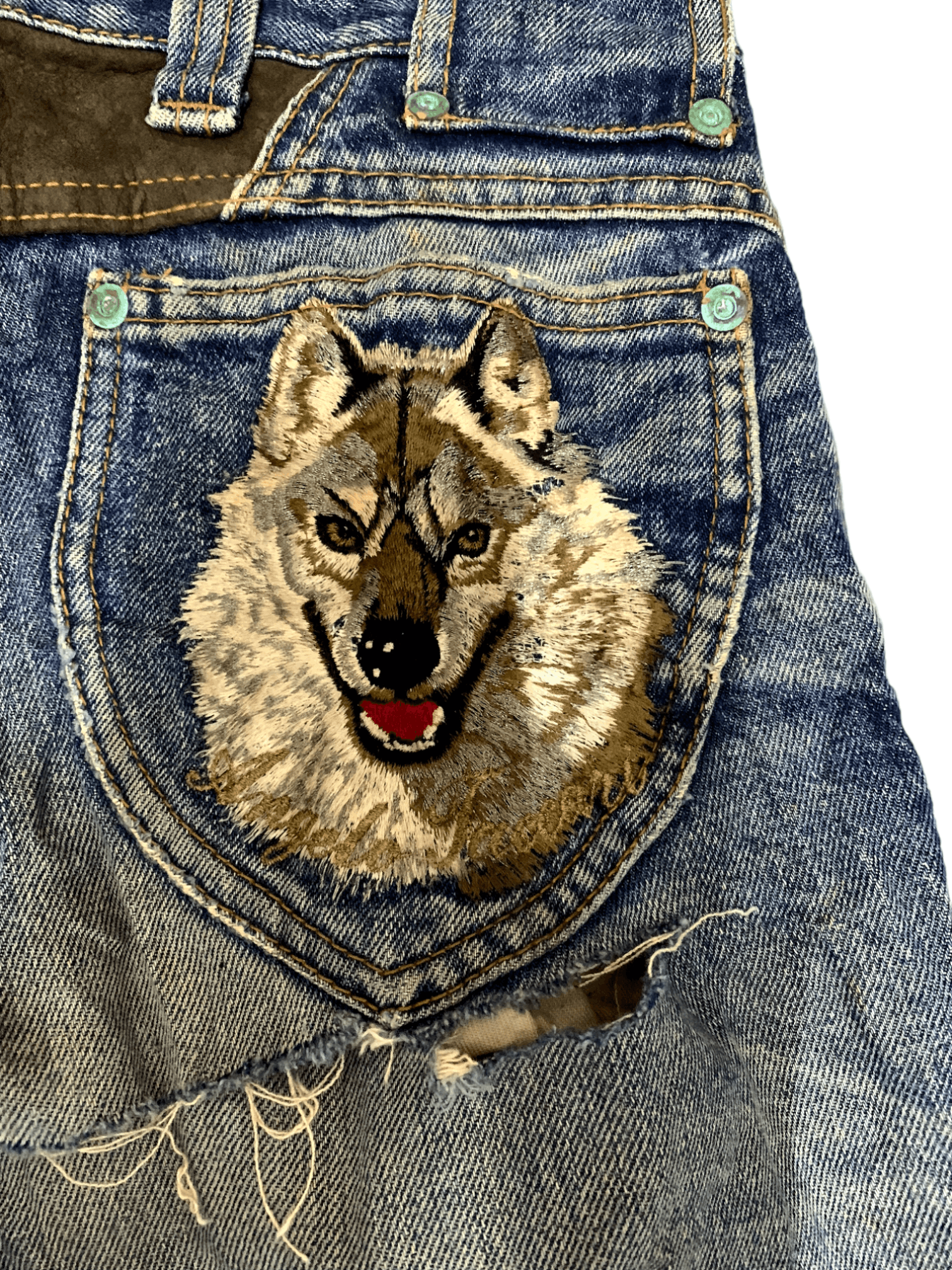 Japanese Brand Vintage Japanese Brand Mud Wash Distressed Jeans Size US 26 / EU 42 - 11 Thumbnail