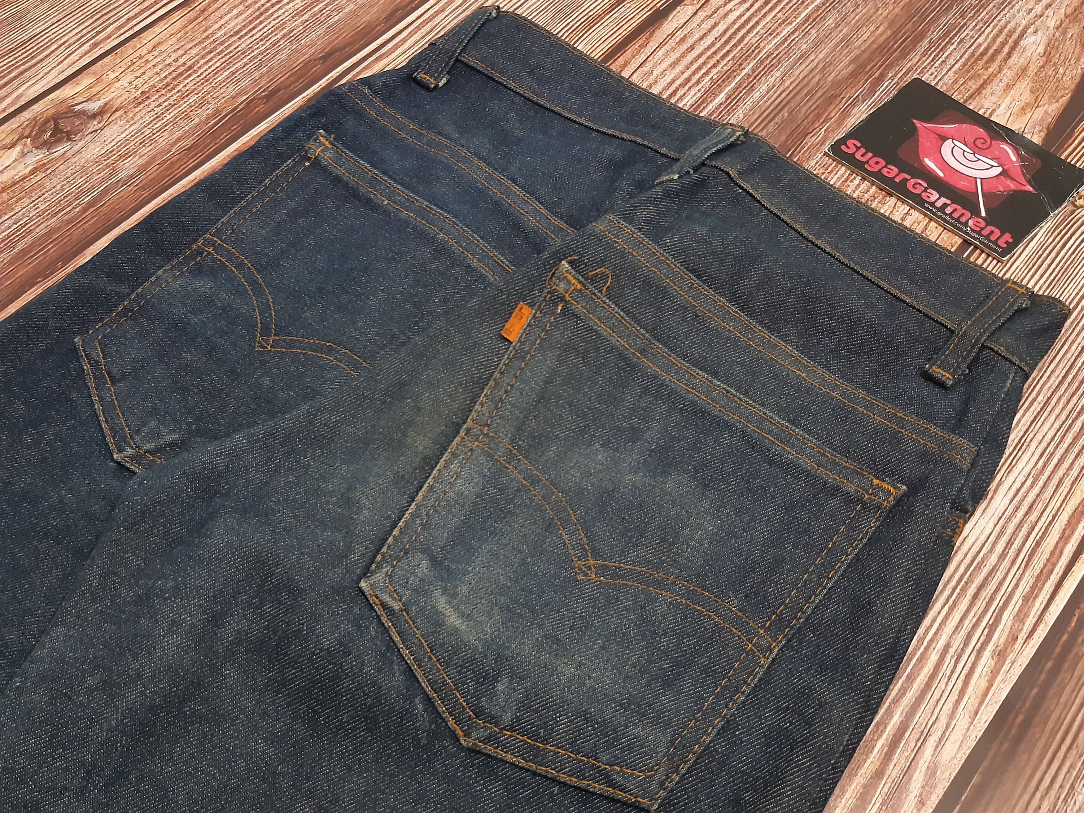 Levi's Levis 646 Jeans Flare Bell Bottom Bootcut Orange Tab USA Size US 27 - 8 Thumbnail