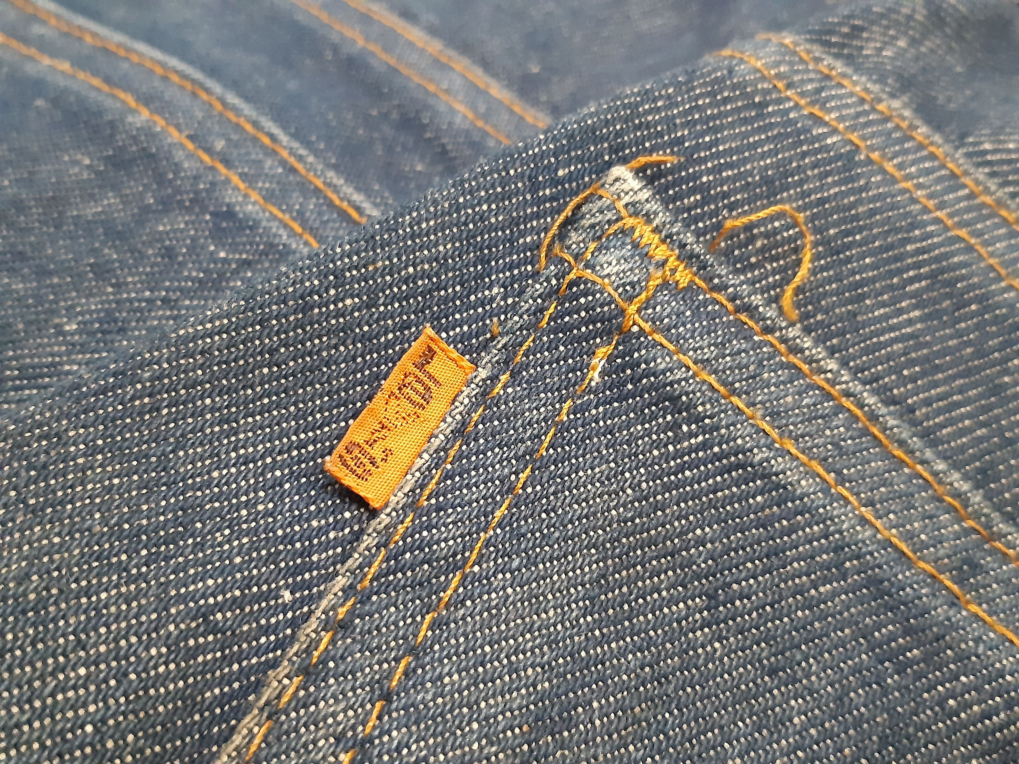 Levi's Levis 646 Jeans Flare Bell Bottom Bootcut Orange Tab USA Size US 27 - 9 Thumbnail