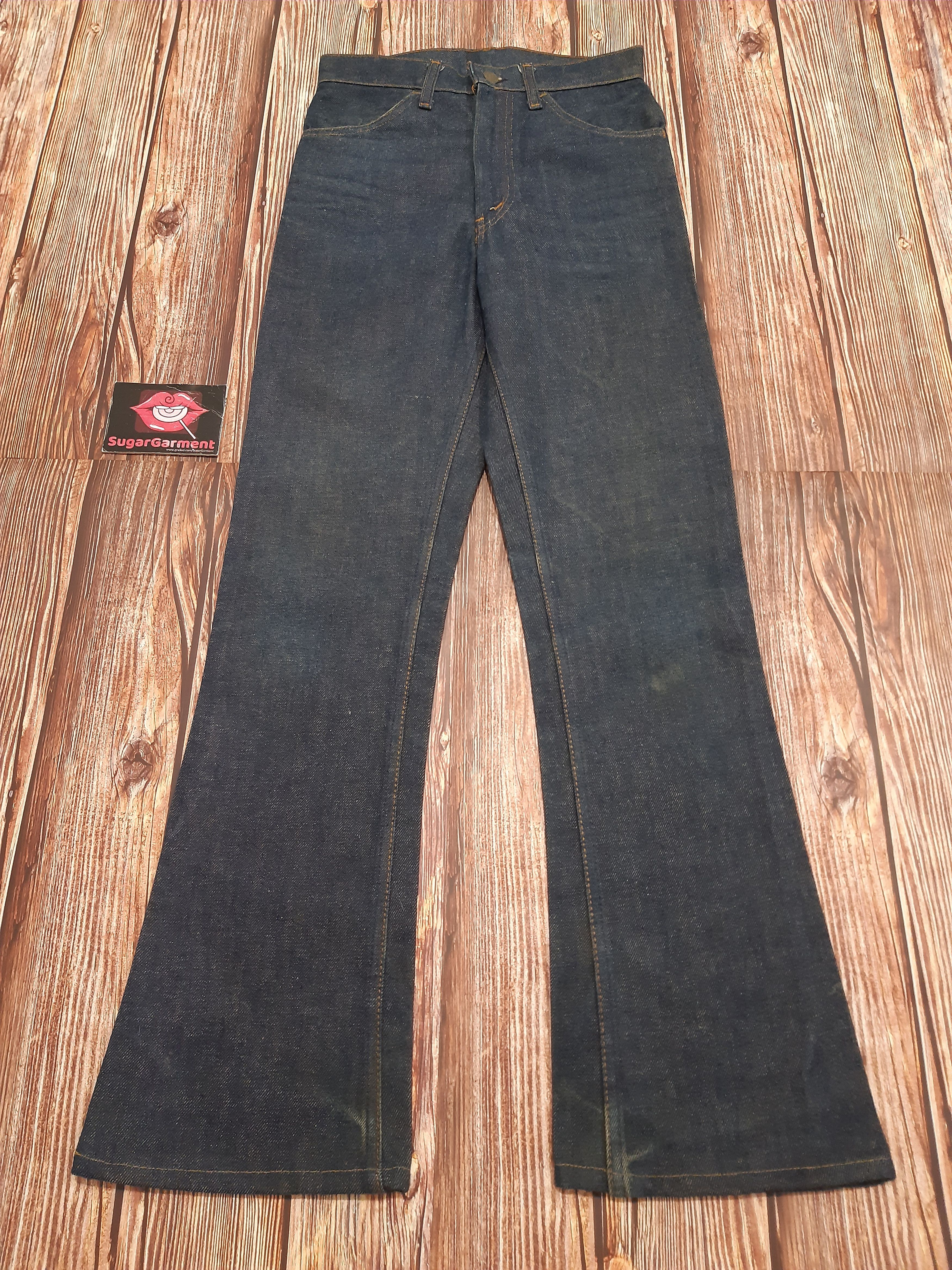 Levi's Levis 646 Jeans Flare Bell Bottom Bootcut Orange Tab USA Size US 27 - 1 Thumbnail