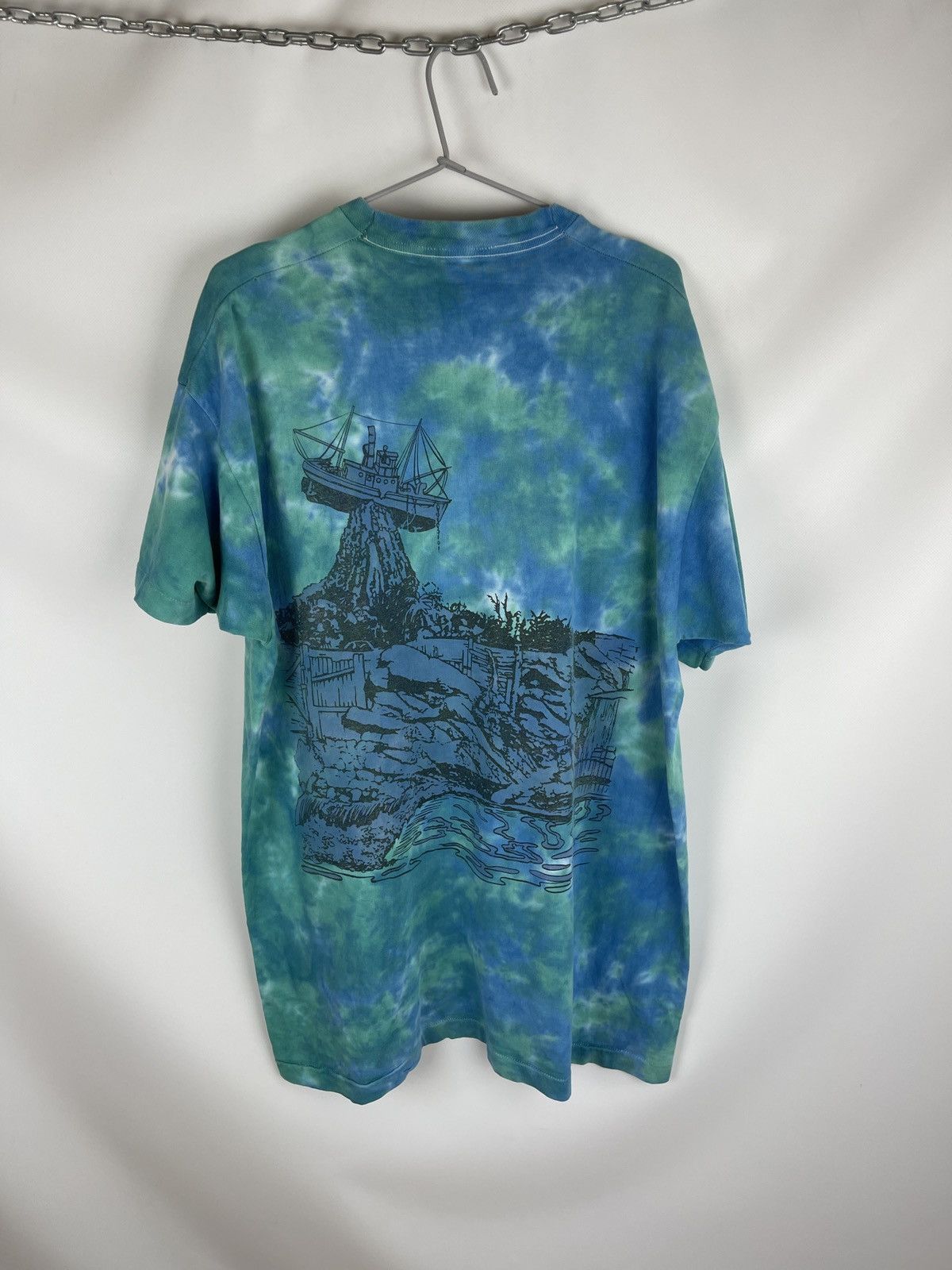 Disney Vintage 90 Typhoon Lagoon Disney single stitch tee shirt Size US XL / EU 56 / 4 - 2 Thumbnail