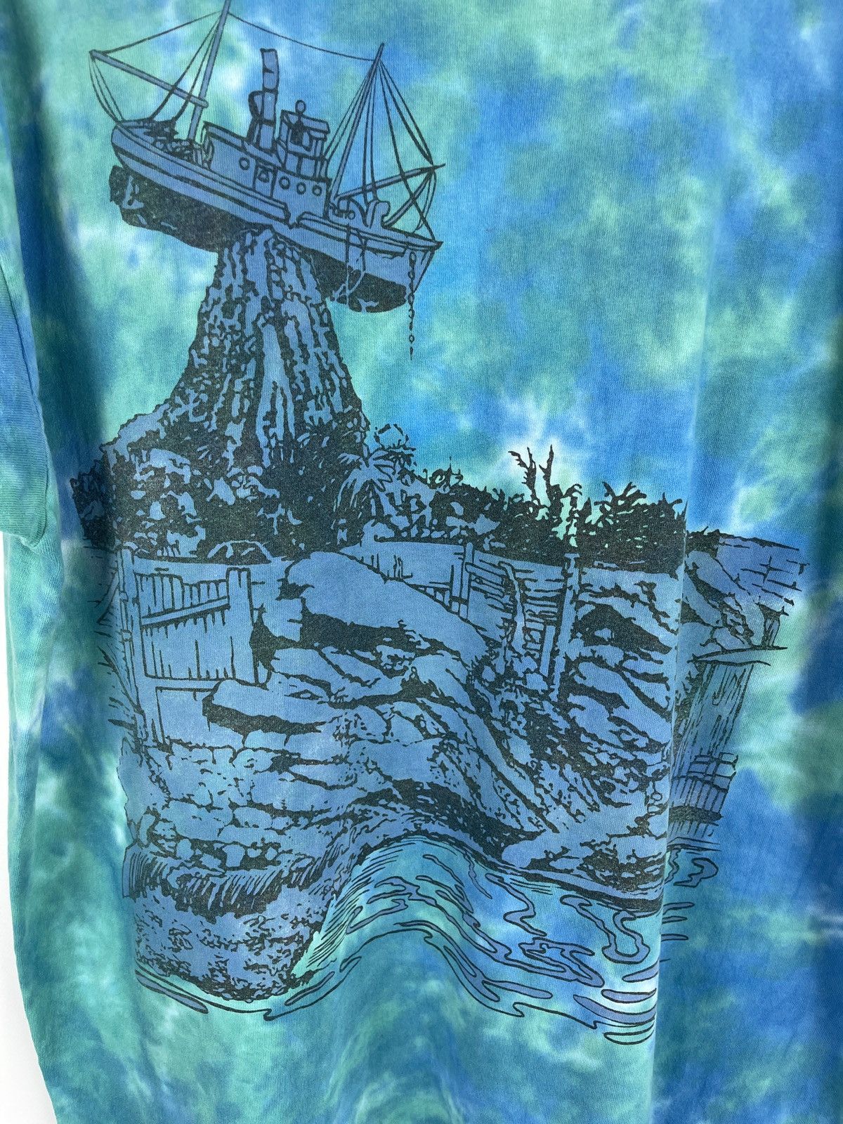 Disney Vintage 90 Typhoon Lagoon Disney single stitch tee shirt Size US XL / EU 56 / 4 - 13 Thumbnail