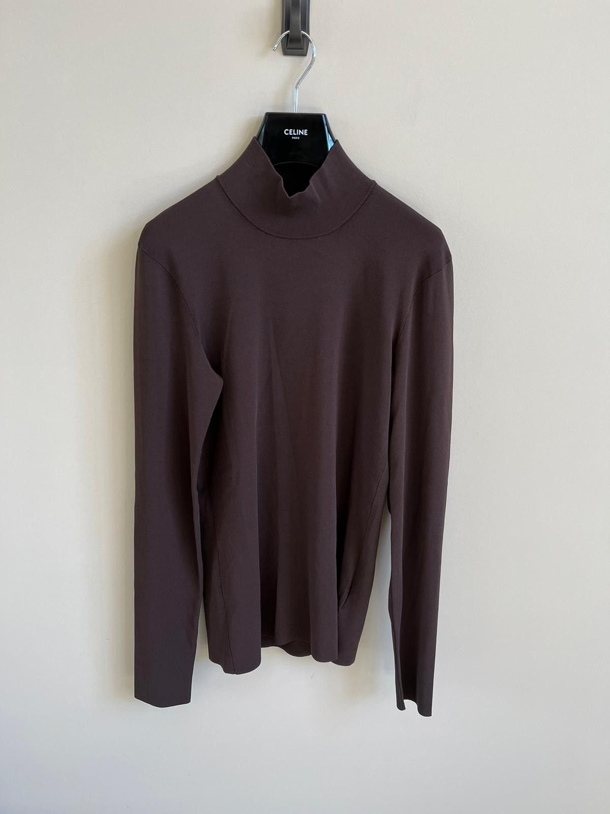 Bottega Veneta High Neck Pullover in Burgundy Color Size US L / EU 52-54 / 3 - 3 Thumbnail