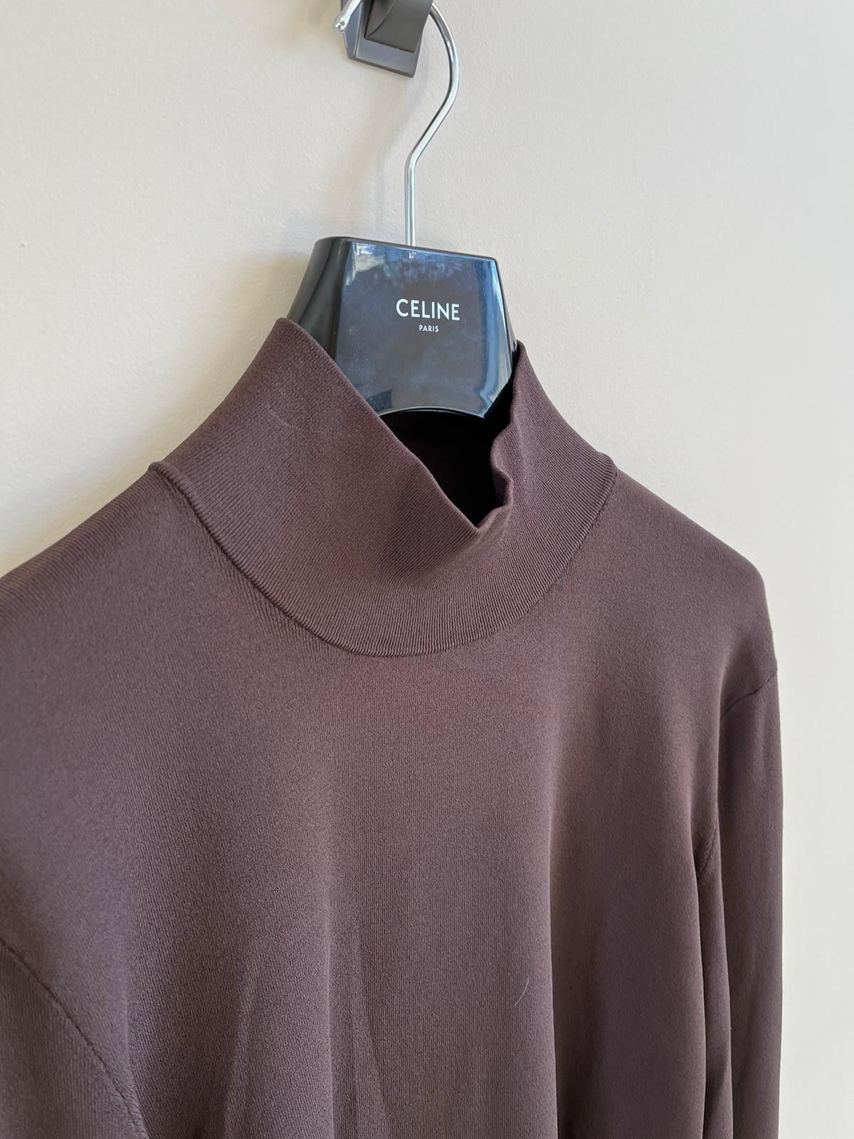 Bottega Veneta High Neck Pullover in Burgundy Color Size US L / EU 52-54 / 3 - 6 Thumbnail