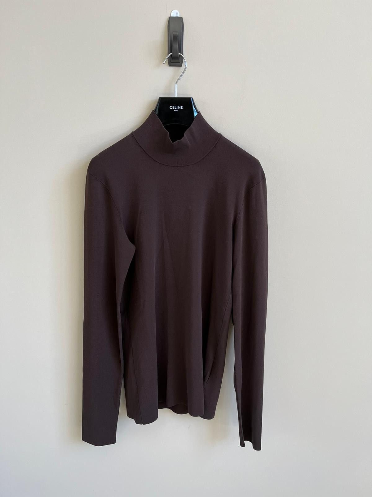 Bottega Veneta High Neck Pullover in Burgundy Color Size US L / EU 52-54 / 3 - 2 Thumbnail
