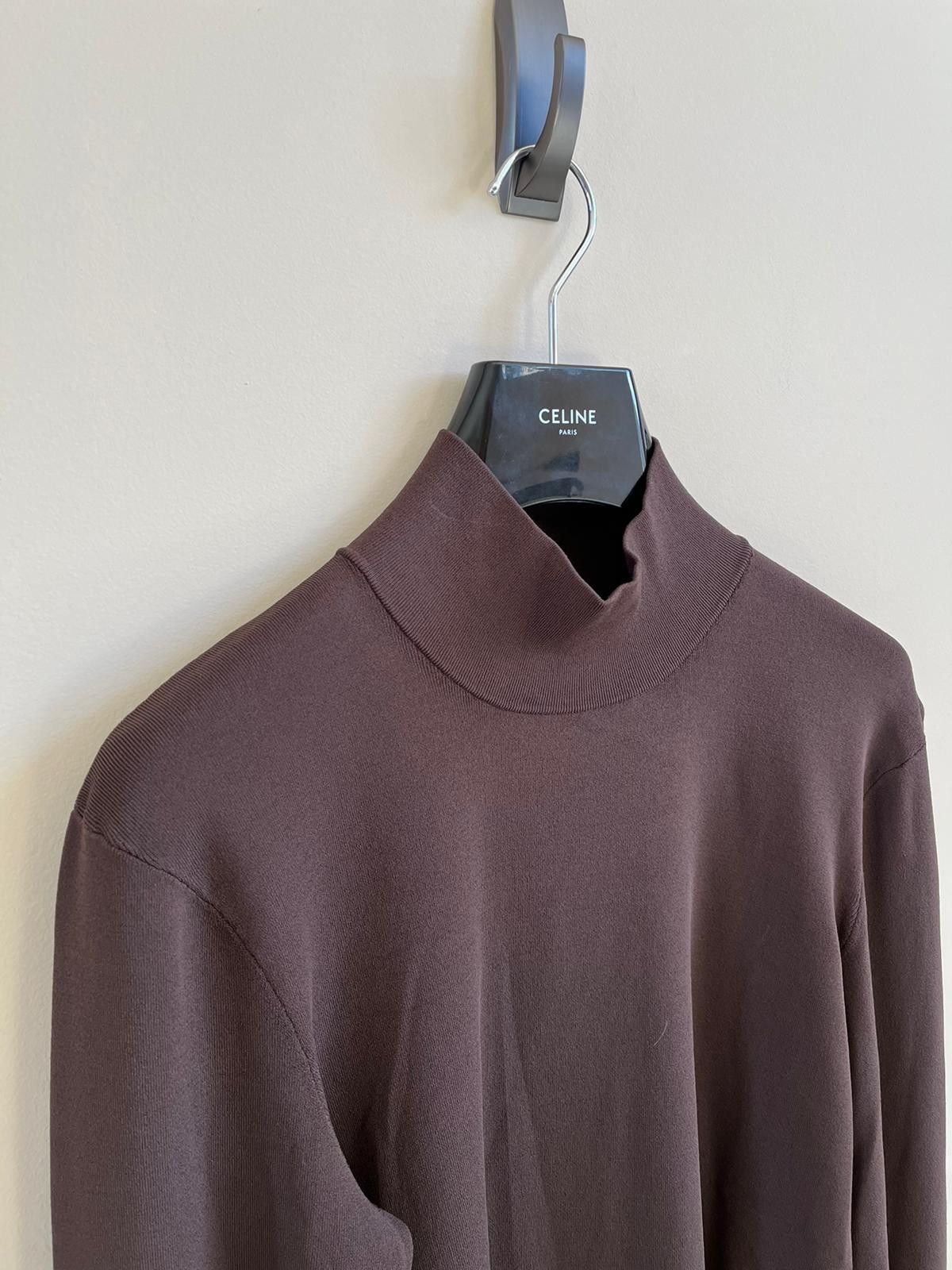 Bottega Veneta High Neck Pullover in Burgundy Color Size US L / EU 52-54 / 3 - 5 Thumbnail