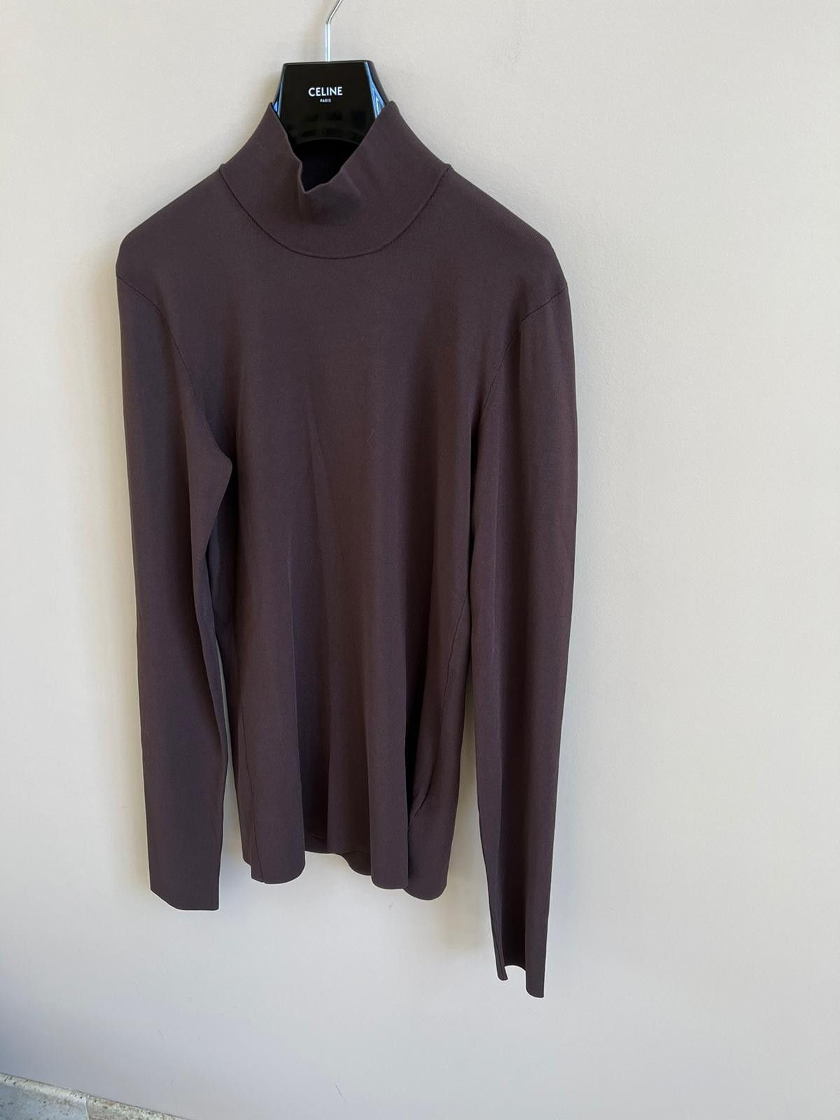 Bottega Veneta High Neck Pullover in Burgundy Color Size US L / EU 52-54 / 3 - 4 Thumbnail
