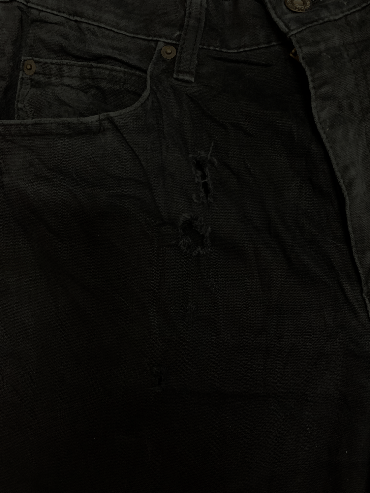 Levi's × Levi's Vintage Clothing Vintage 90s Levis 502 Loose Black Jeans Size US 29 - 6 Thumbnail